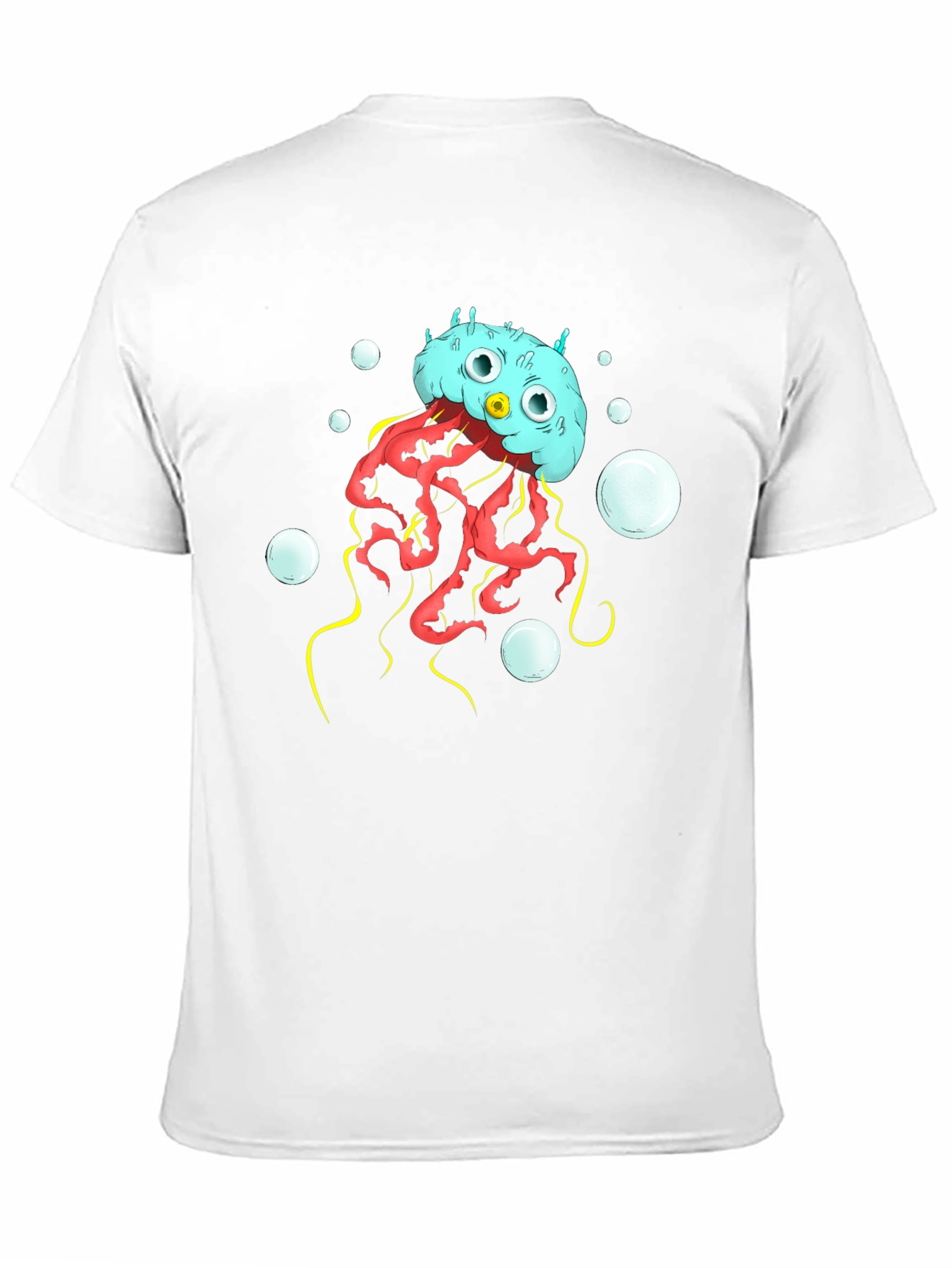 Cartoon Jellyfish Graphic T-Shirt