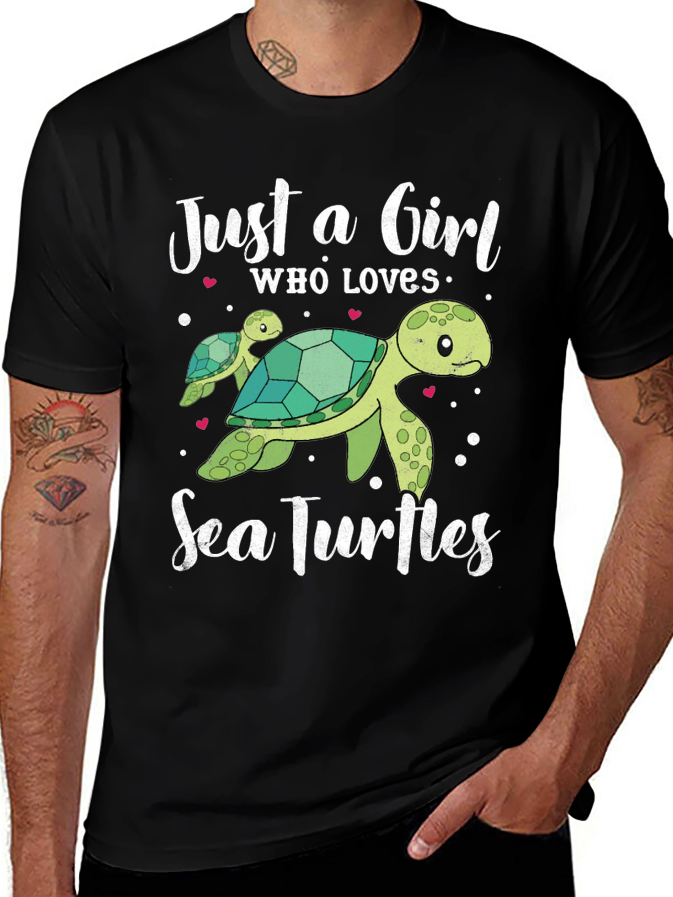 Just A Girl Who Loves Sea Turtles T-Shirt