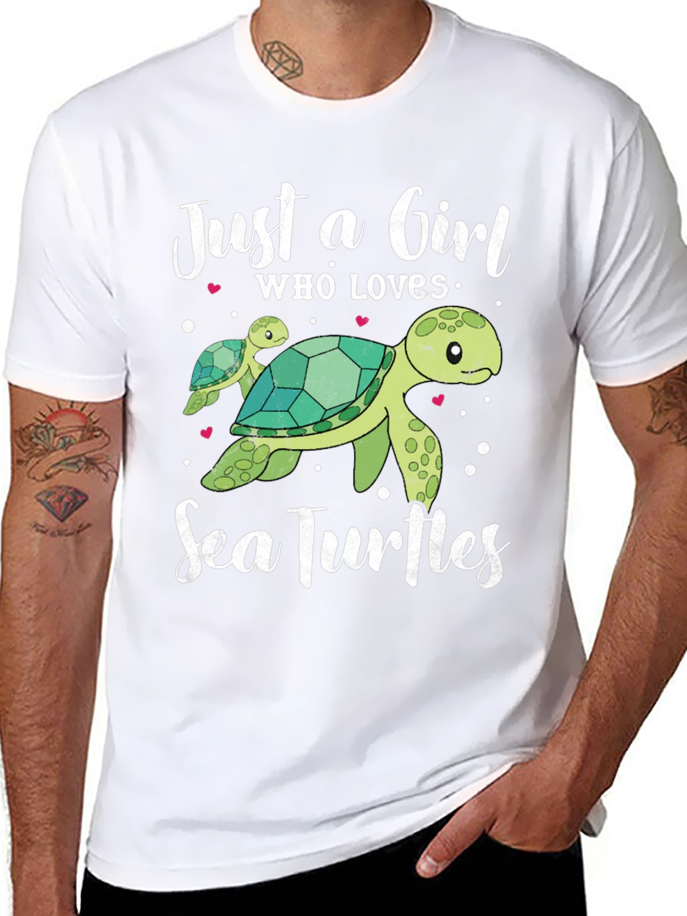 Just A Girl Who Loves Sea Turtles T-Shirt