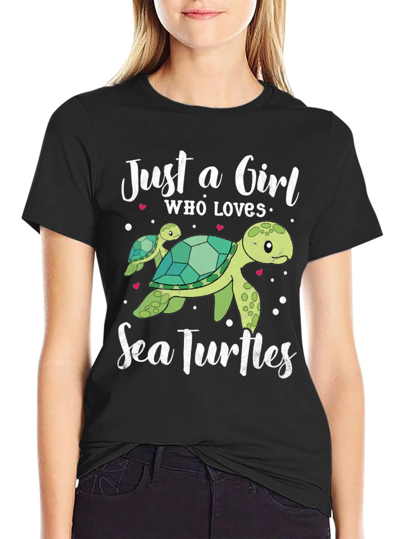 Just A Girl Who Loves Sea Turtles T-Shirt