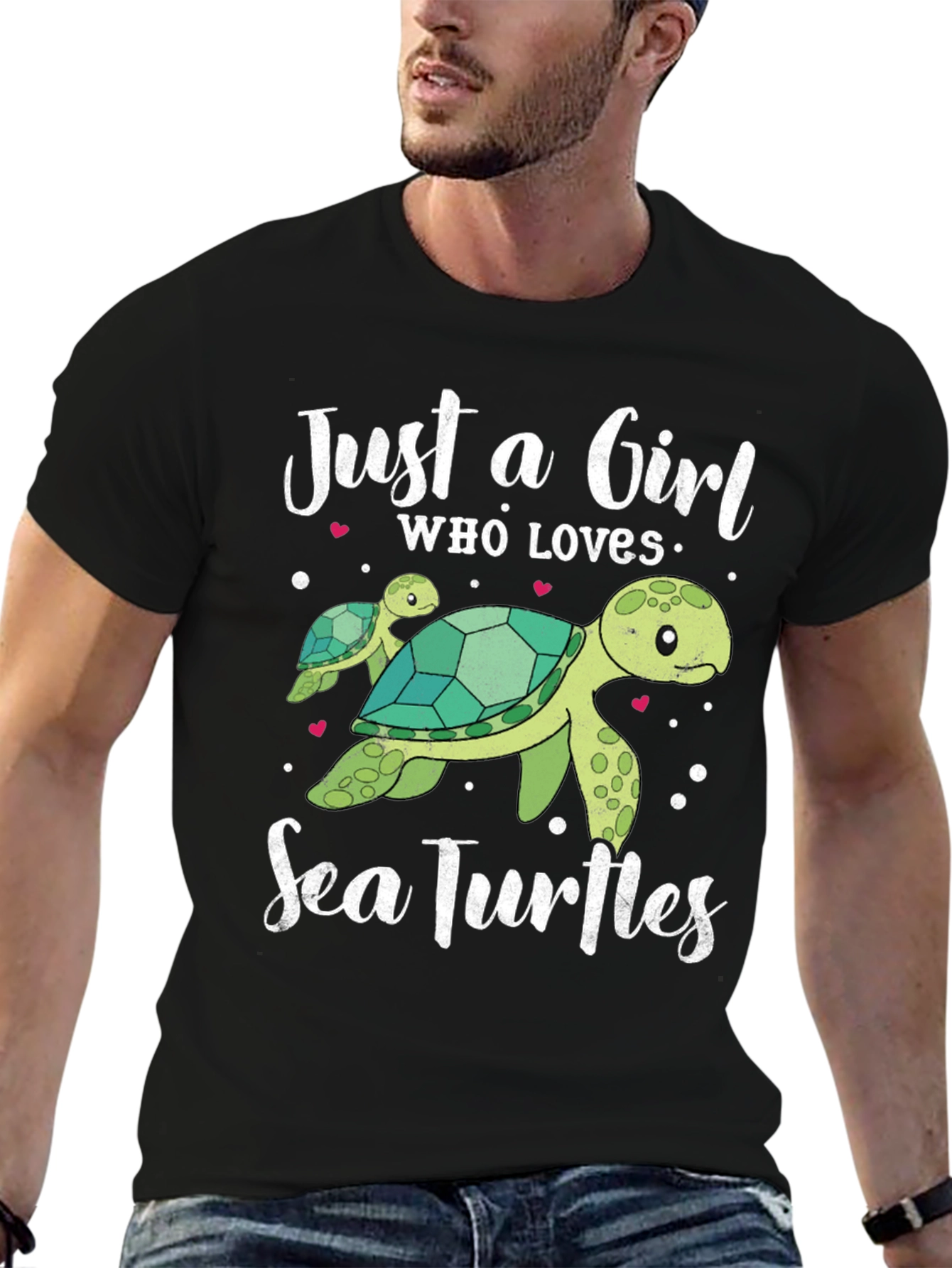 Just A Girl Who Loves Sea Turtles T-Shirt