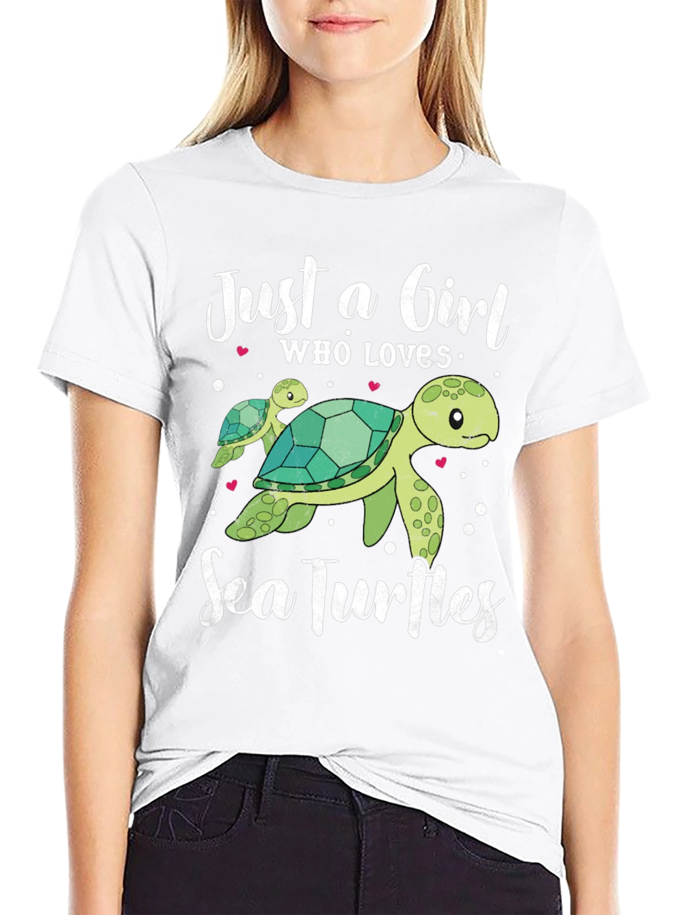 Just A Girl Who Loves Sea Turtles T-Shirt
