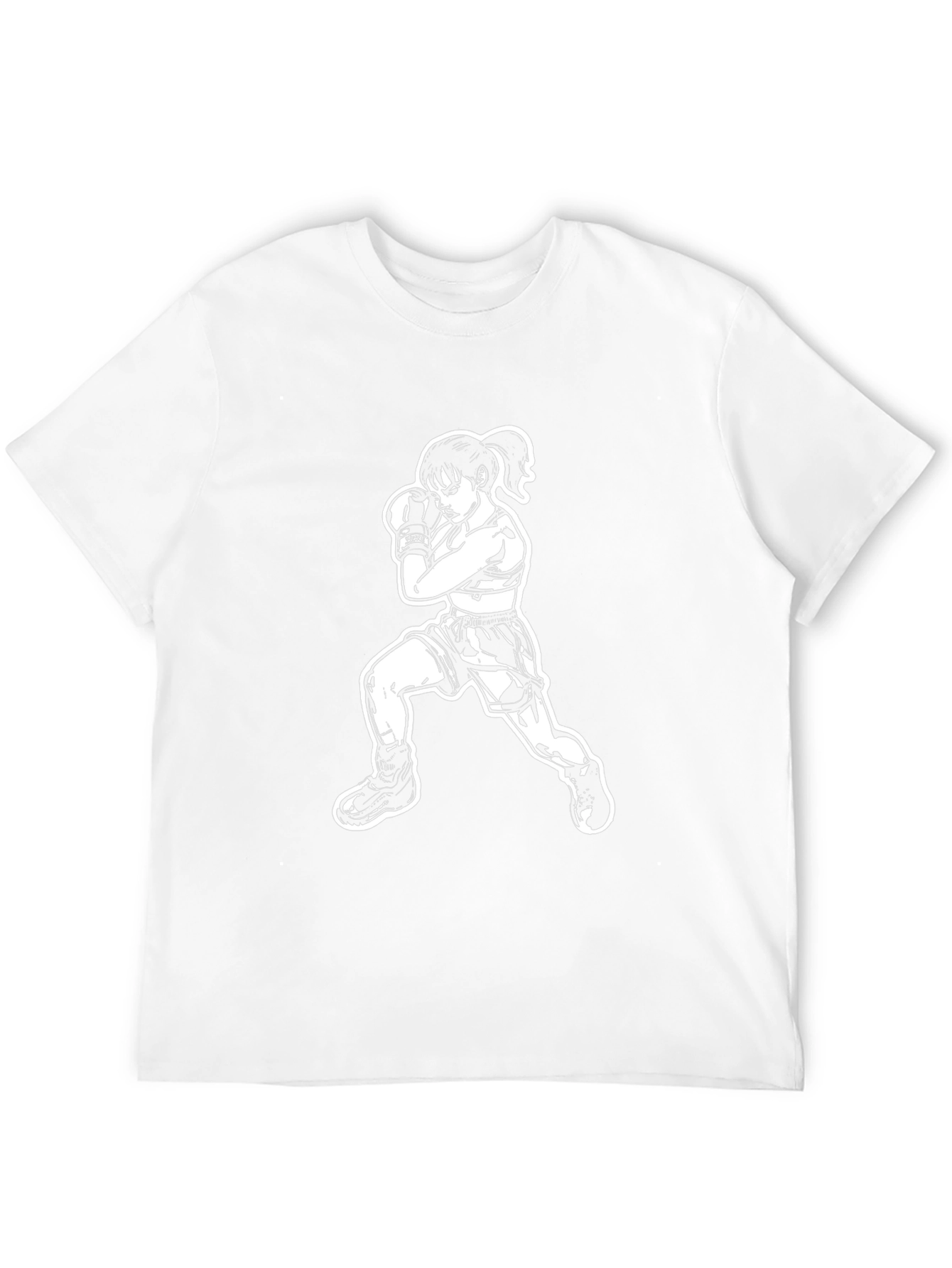 Fighter Graphic Tee - Martial Arts Design