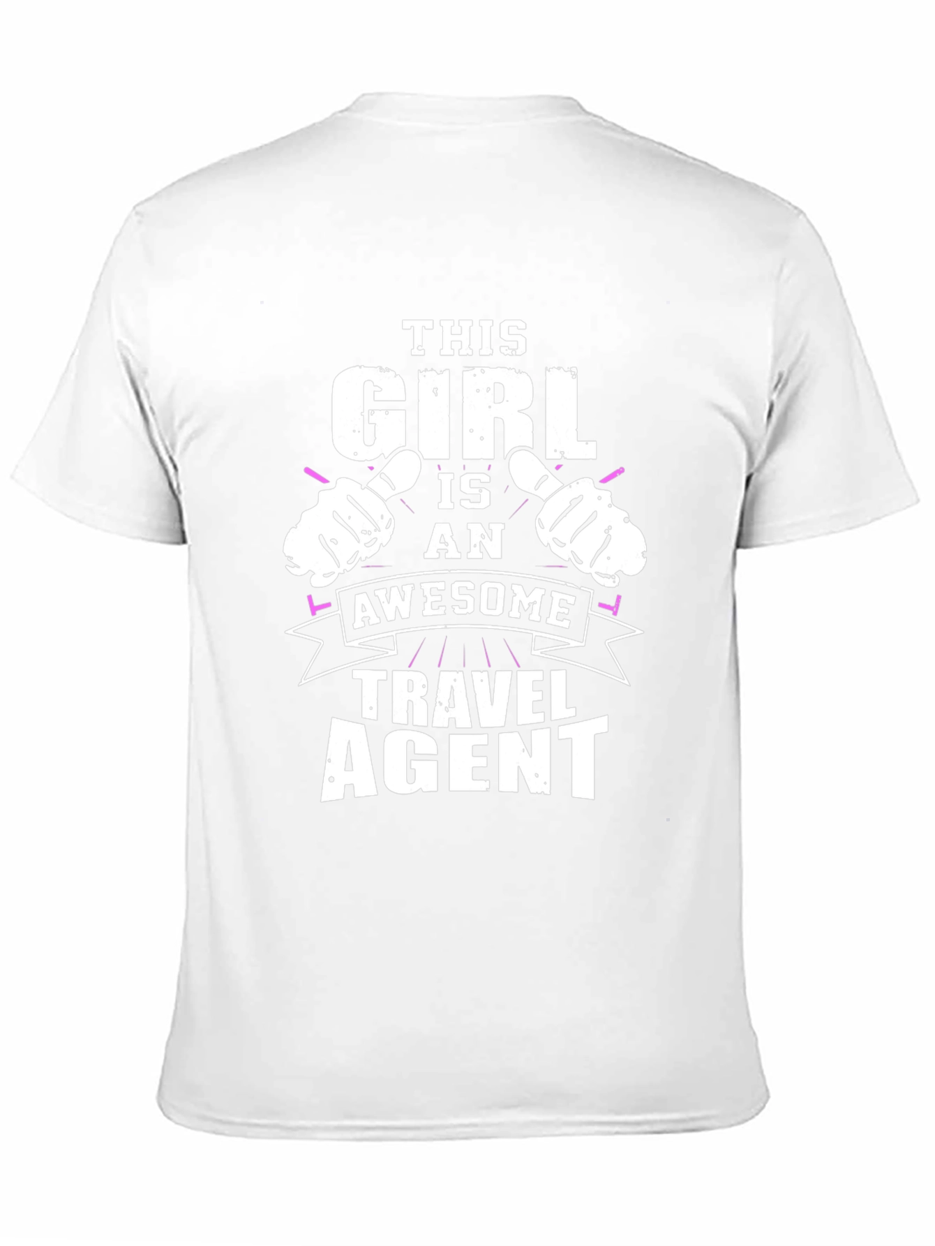 Awesome Travel Agent Graphic T-Shirt - Novelty Tee