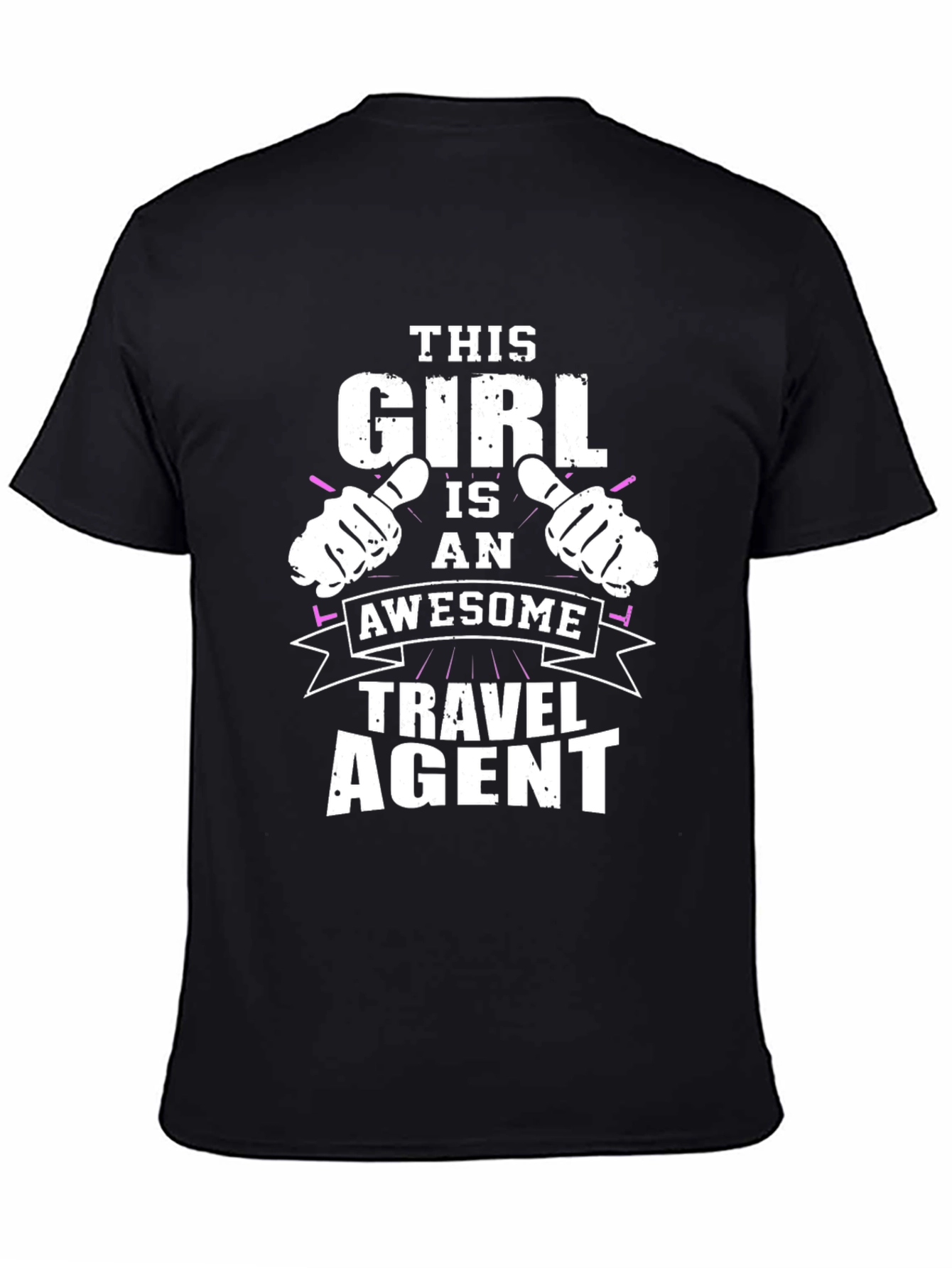 Awesome Travel Agent Graphic T-Shirt - Novelty Tee