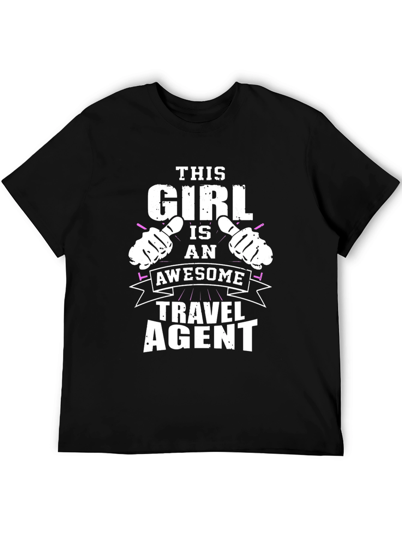 Awesome Travel Agent Graphic T-Shirt - Novelty Tee