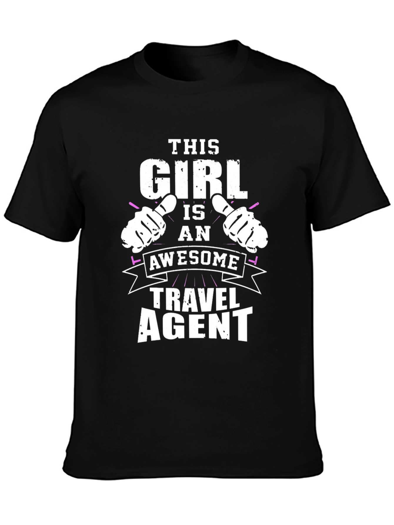 Awesome Travel Agent Graphic T-Shirt - Novelty Tee