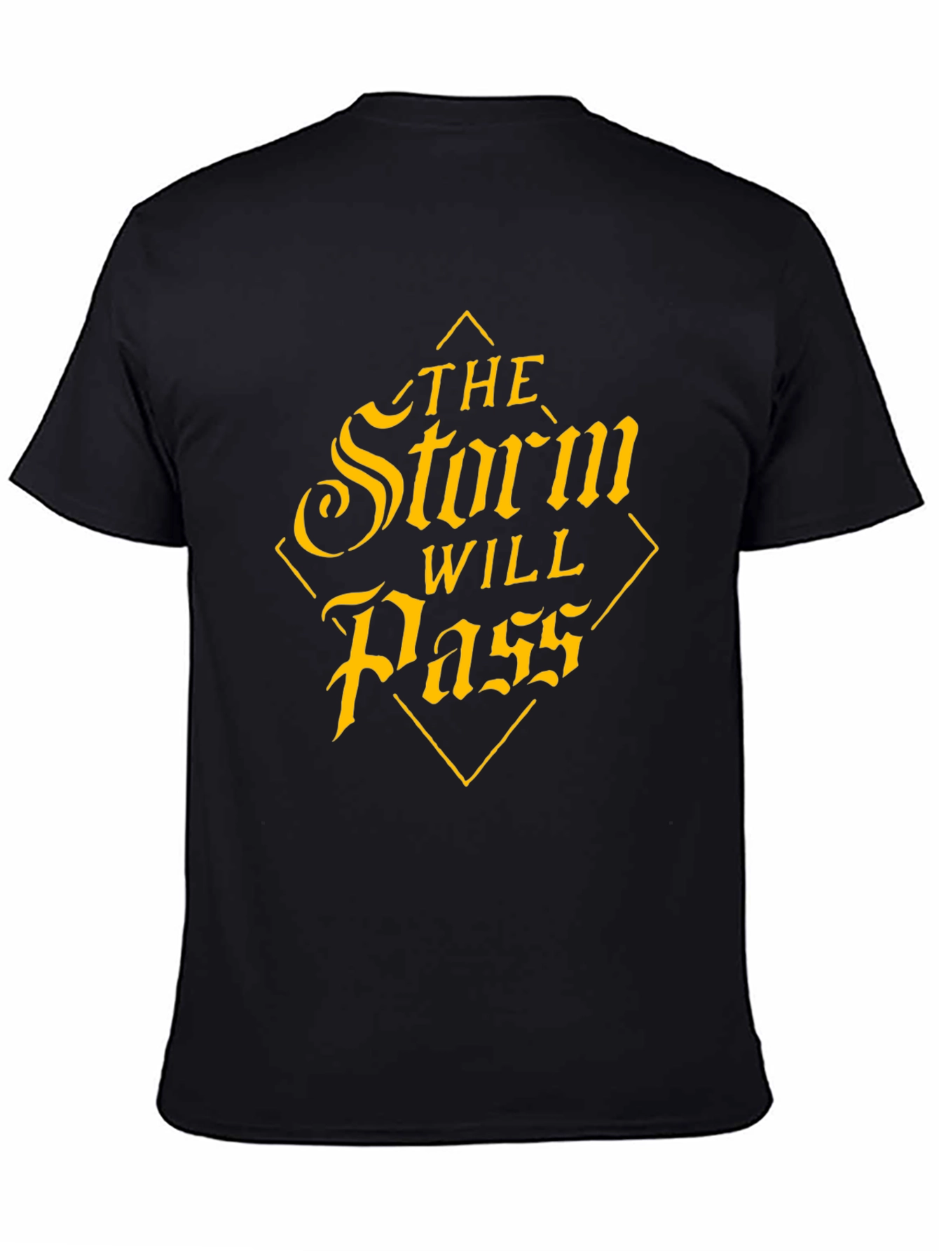 The Storm Will Pass Graphic Black Tee