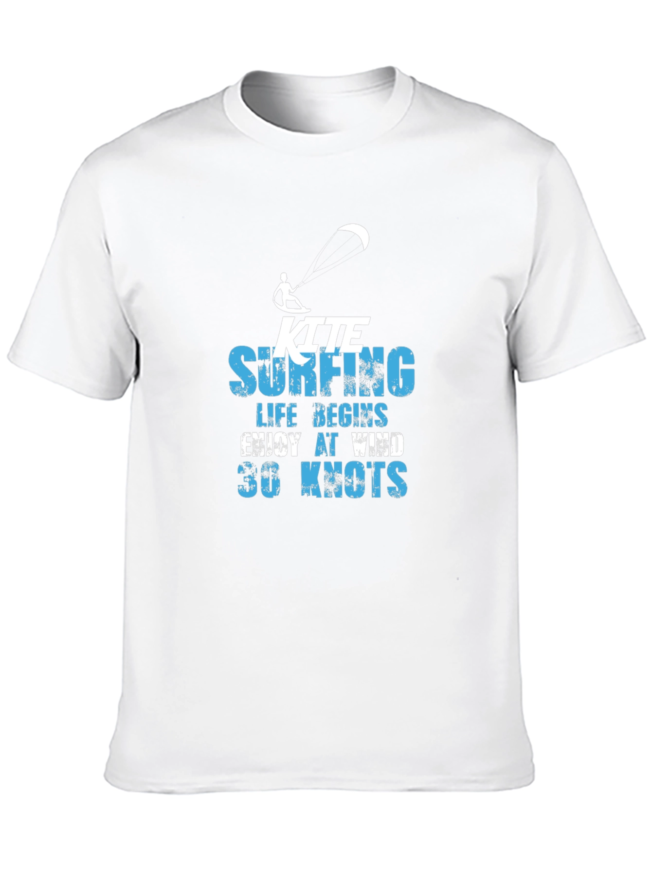 Kite Surfing Life Begins T-Shirt