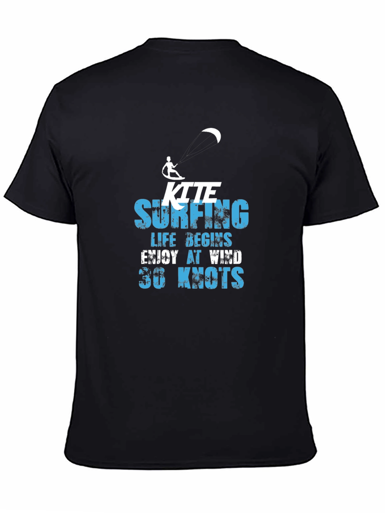 Kite Surfing Life Begins T-Shirt