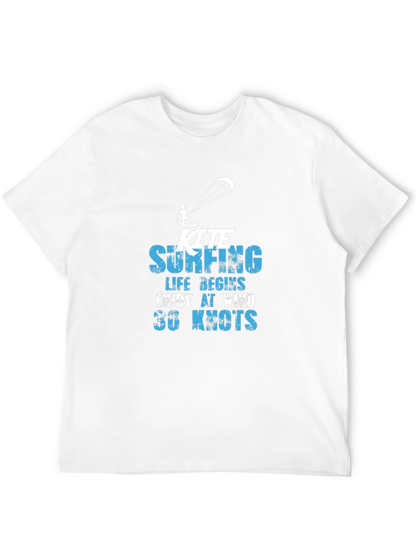 Kite Surfing Life Begins T-Shirt