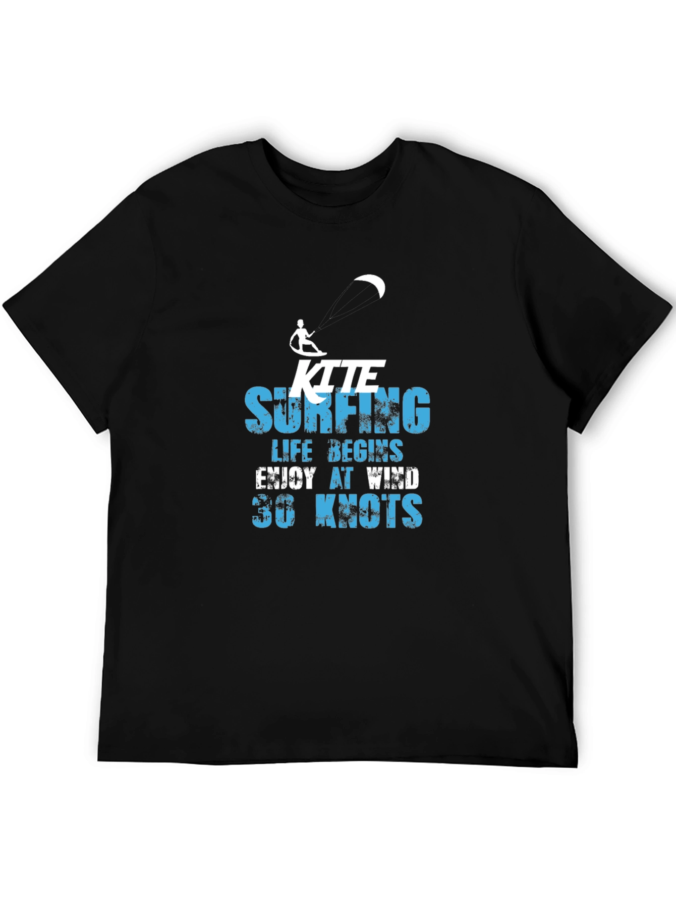 Kite Surfing Life Begins T-Shirt