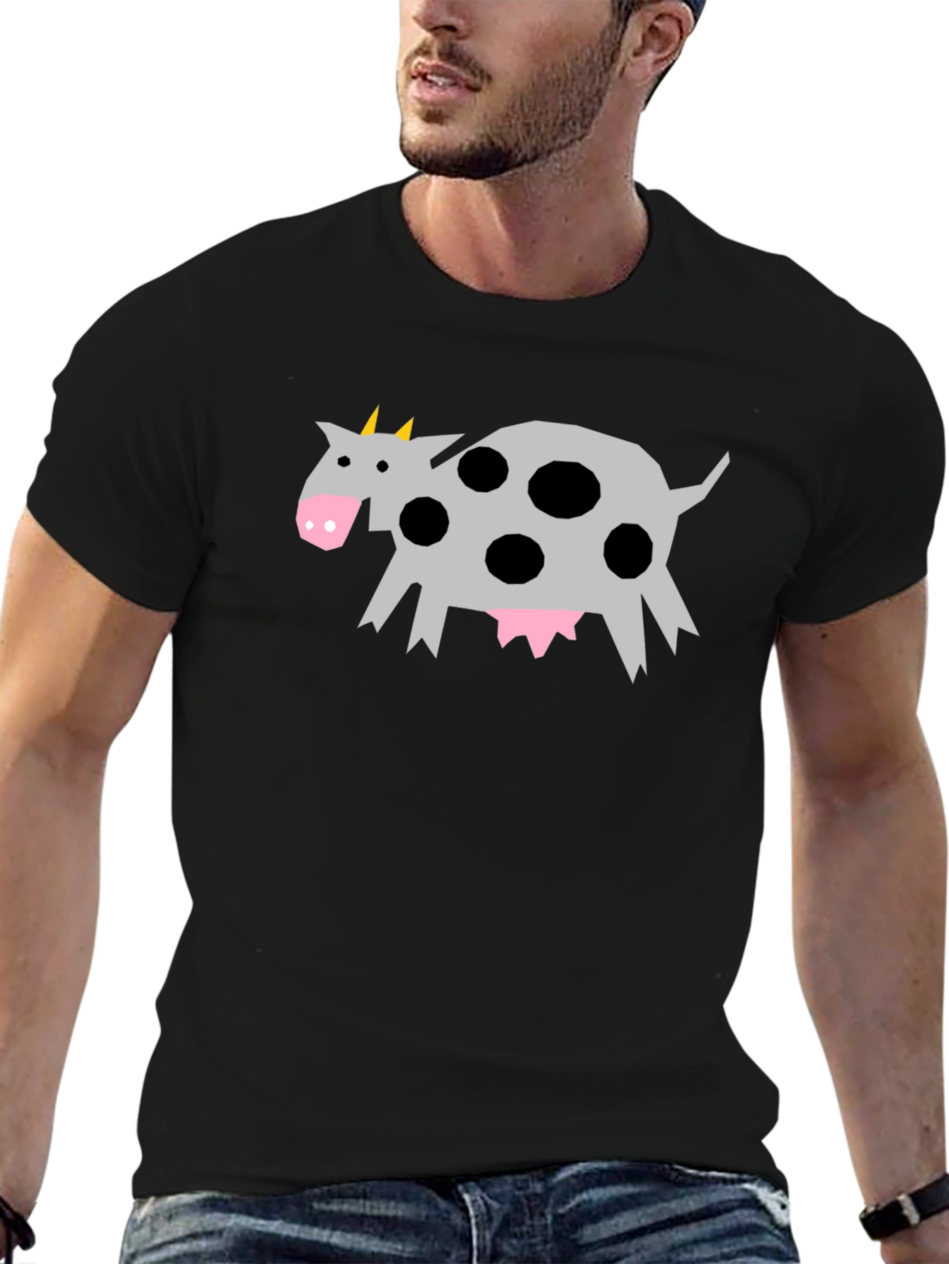 Funky Cow Graphic Tee - Quirky Style