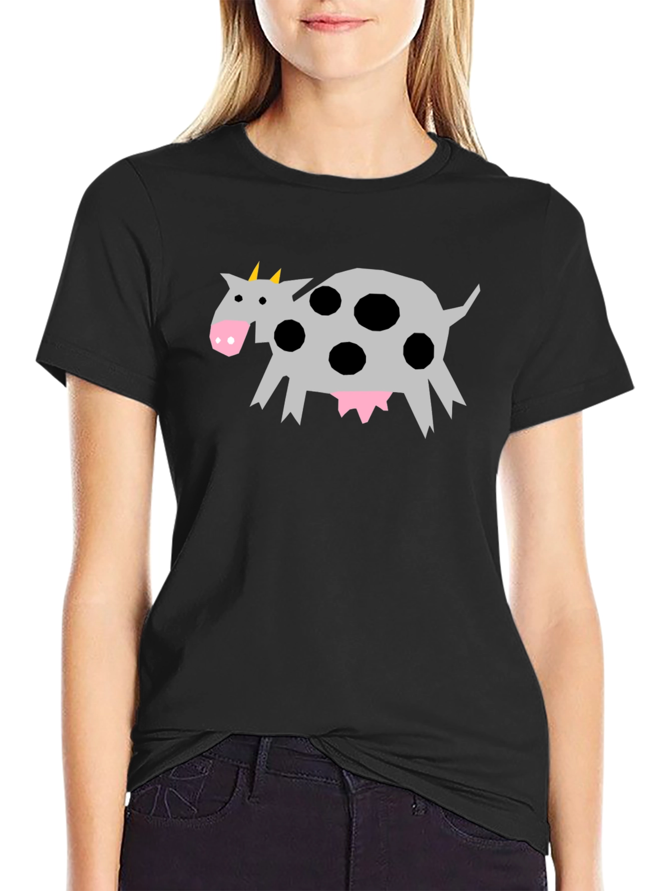 Funky Cow Graphic Tee - Quirky Style