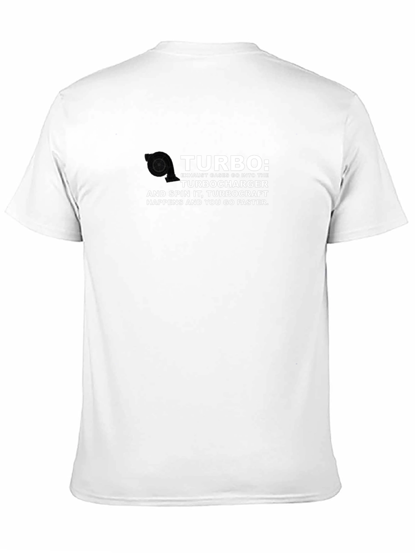 Turbocharger T-Shirt: Exhaust Gases into Turbo