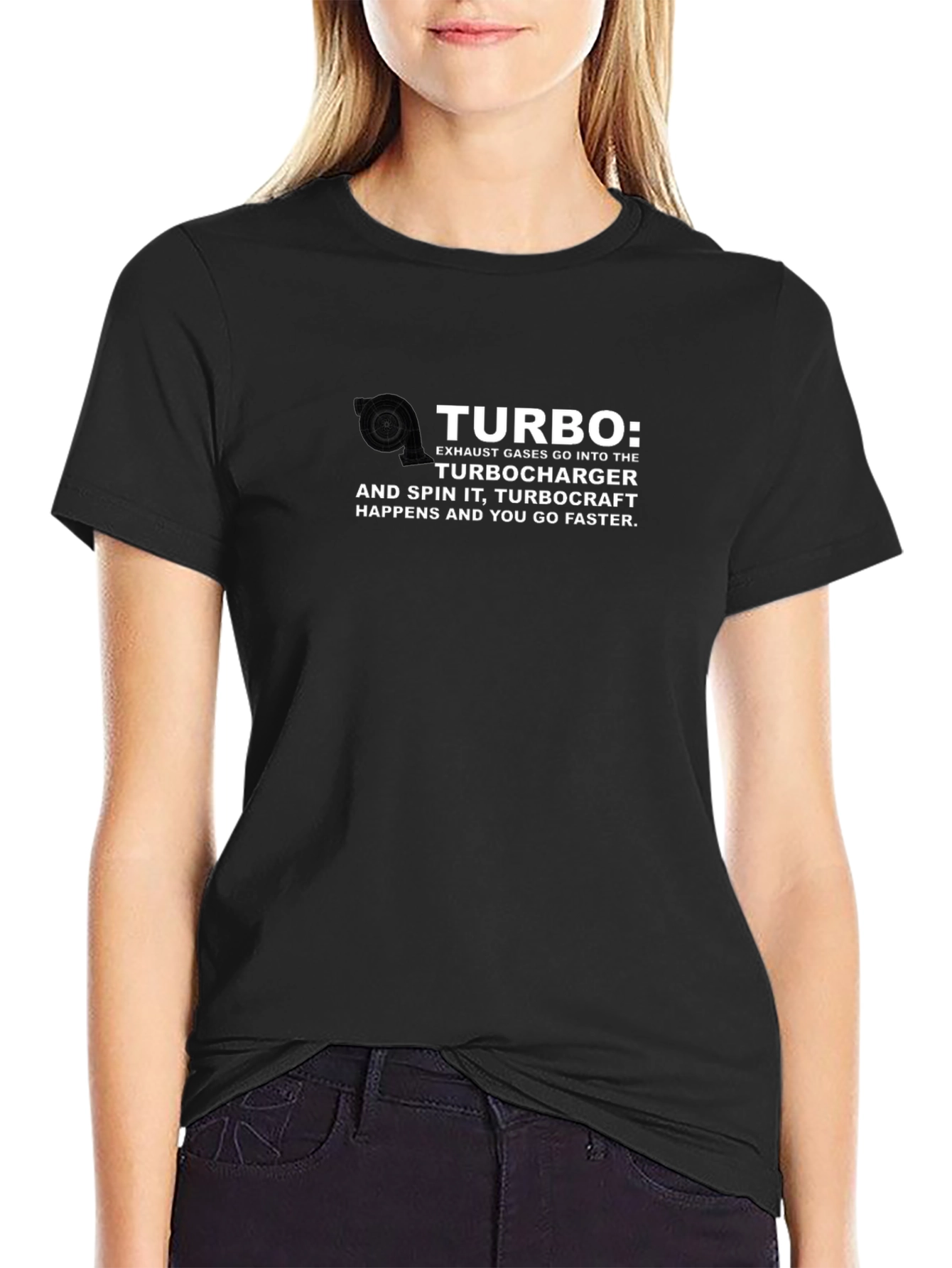Turbocharger T-Shirt: Exhaust Gases into Turbo