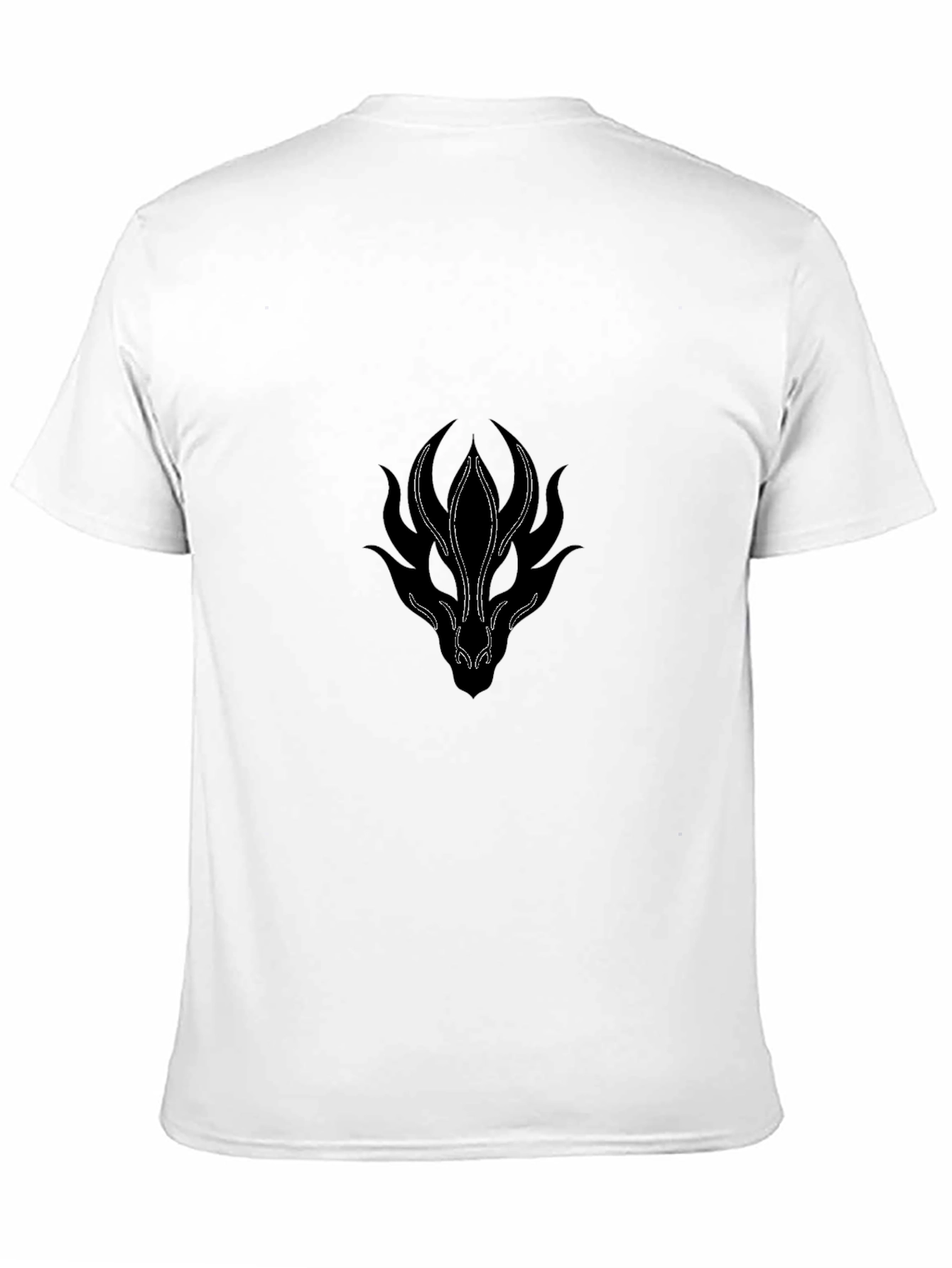 Mens Black Dragon Graphic T-Shirt