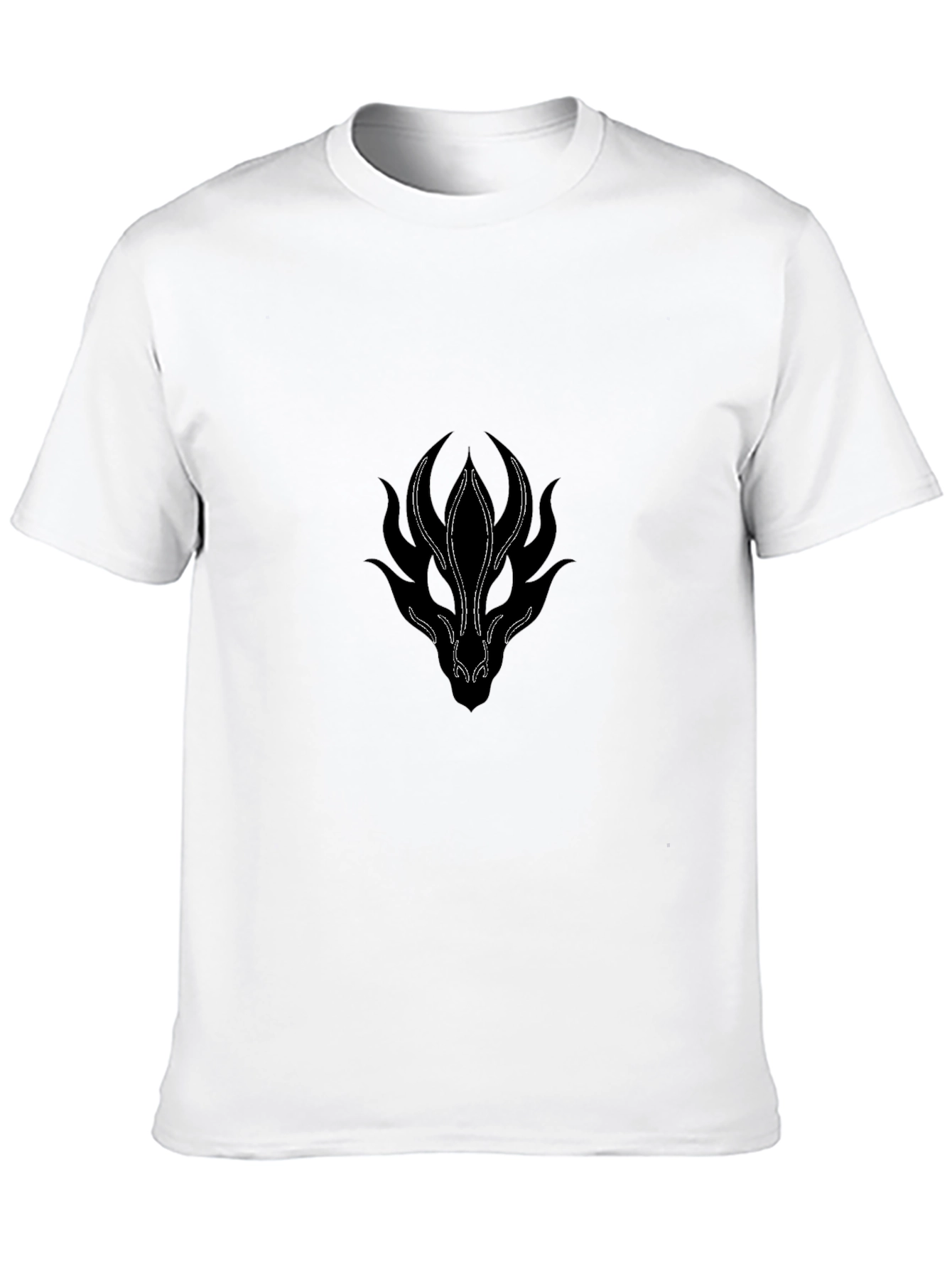 Mens Black Dragon Graphic T-Shirt