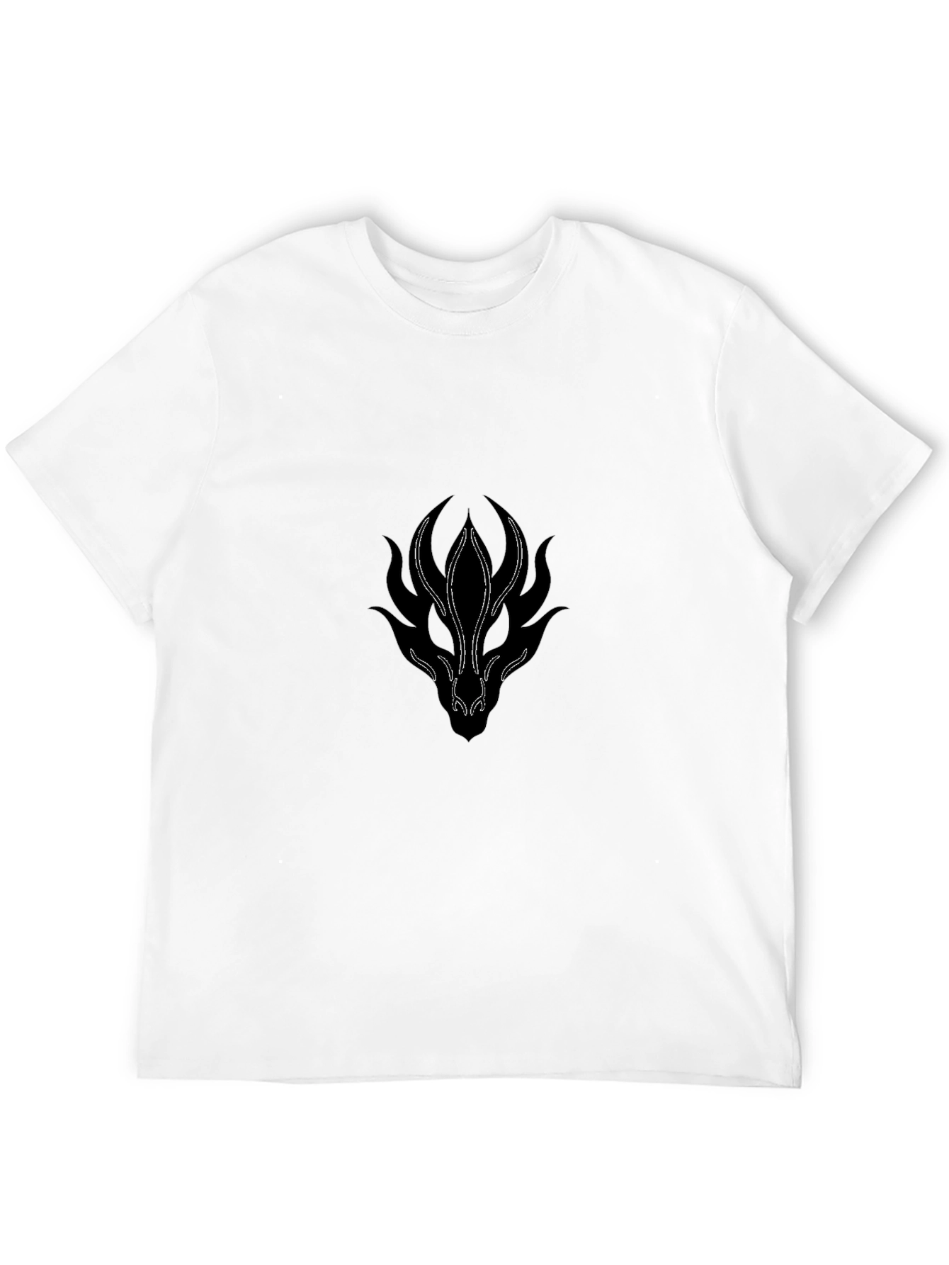 Mens Black Dragon Graphic T-Shirt
