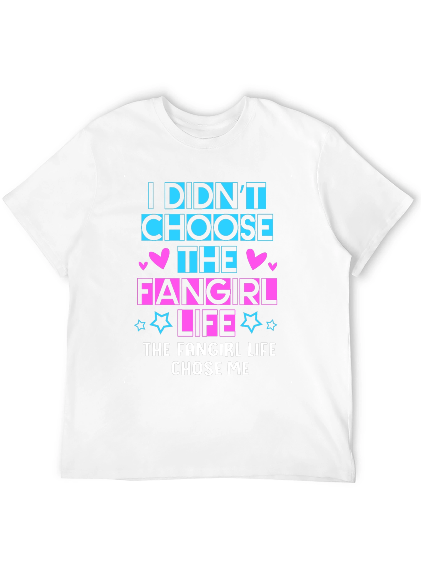 Fangirl Life Black Graphic T-Shirt