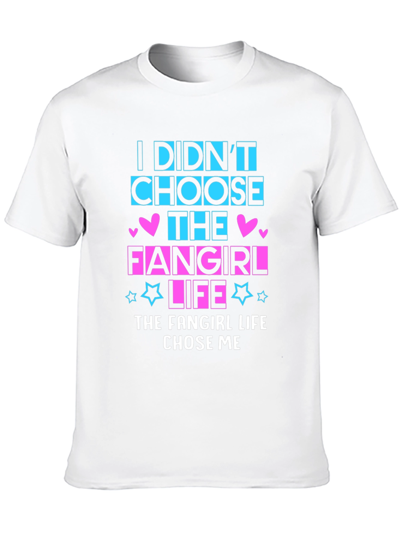 Fangirl Life Black Graphic T-Shirt