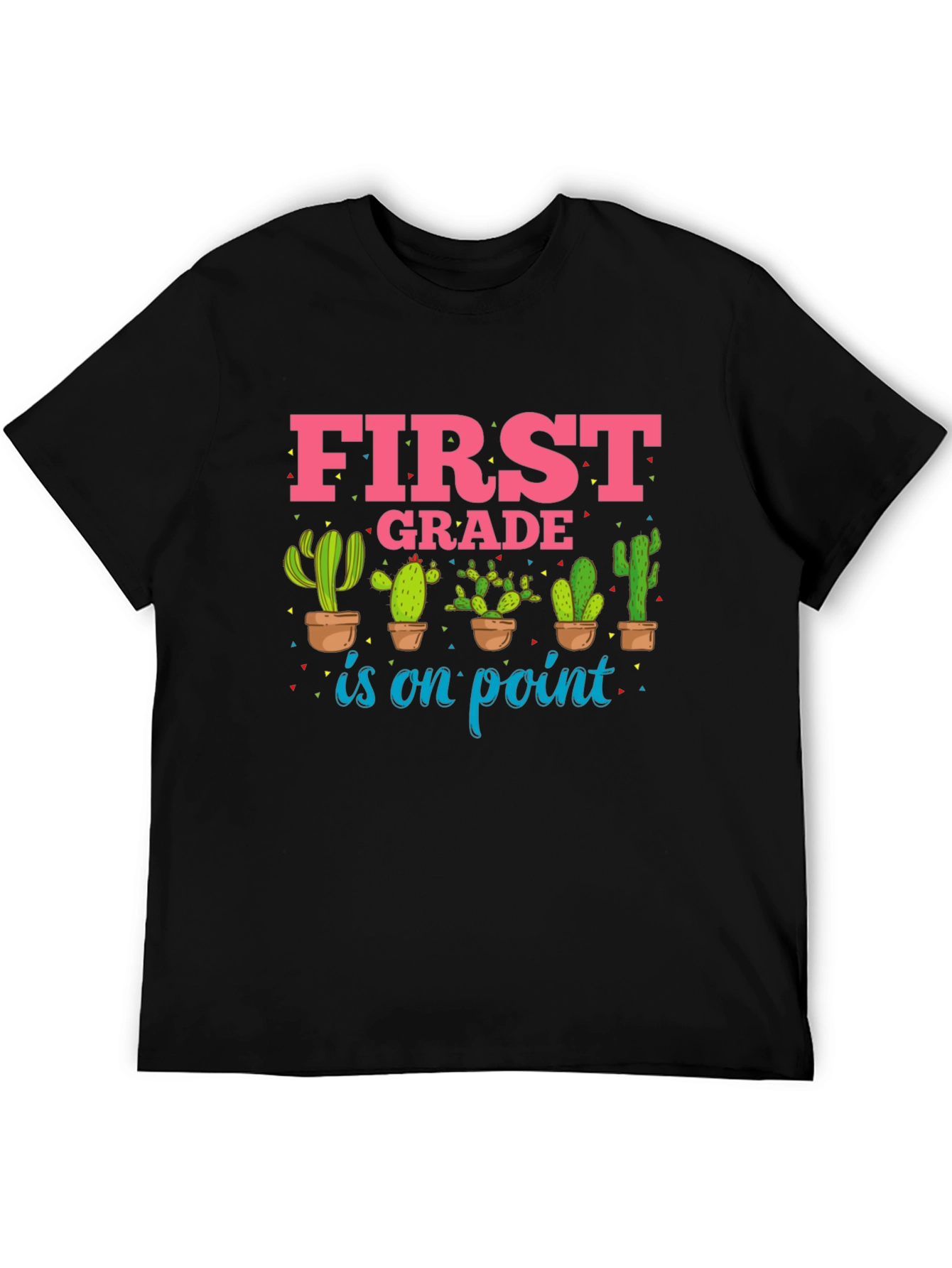 First Grade Teacher Cactus T-Shirt