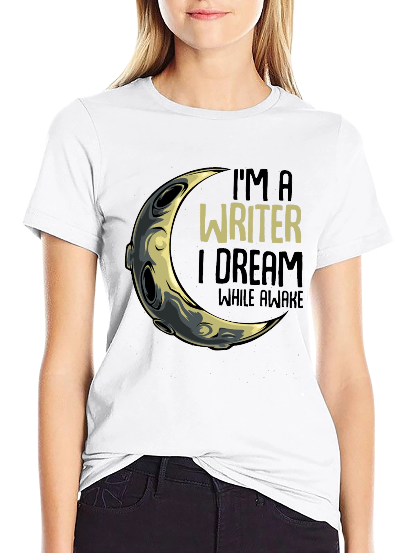 Im a Writer Moon Graphic T-Shirt