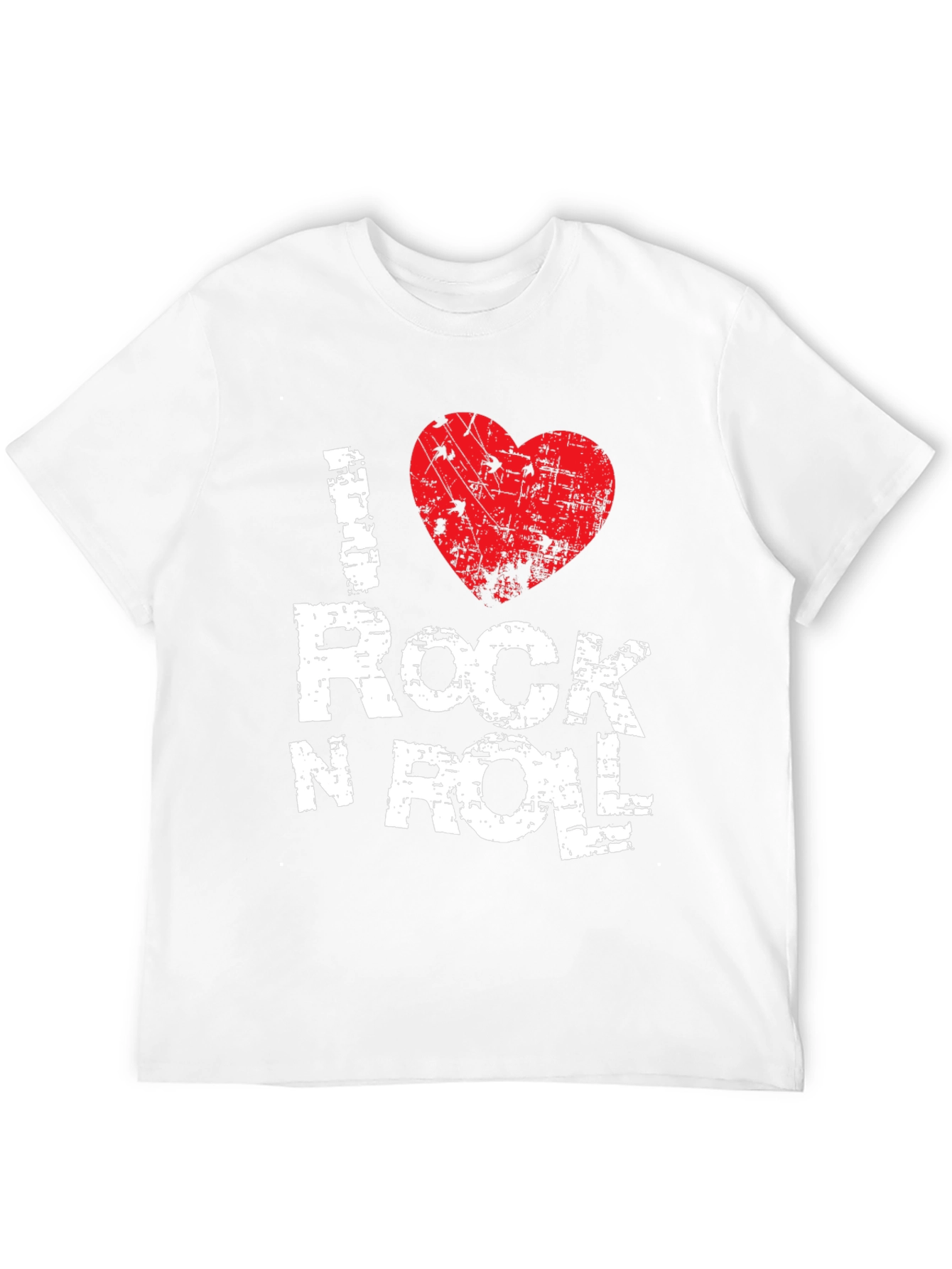 I Heart Rock N Roll T-Shirt - Black