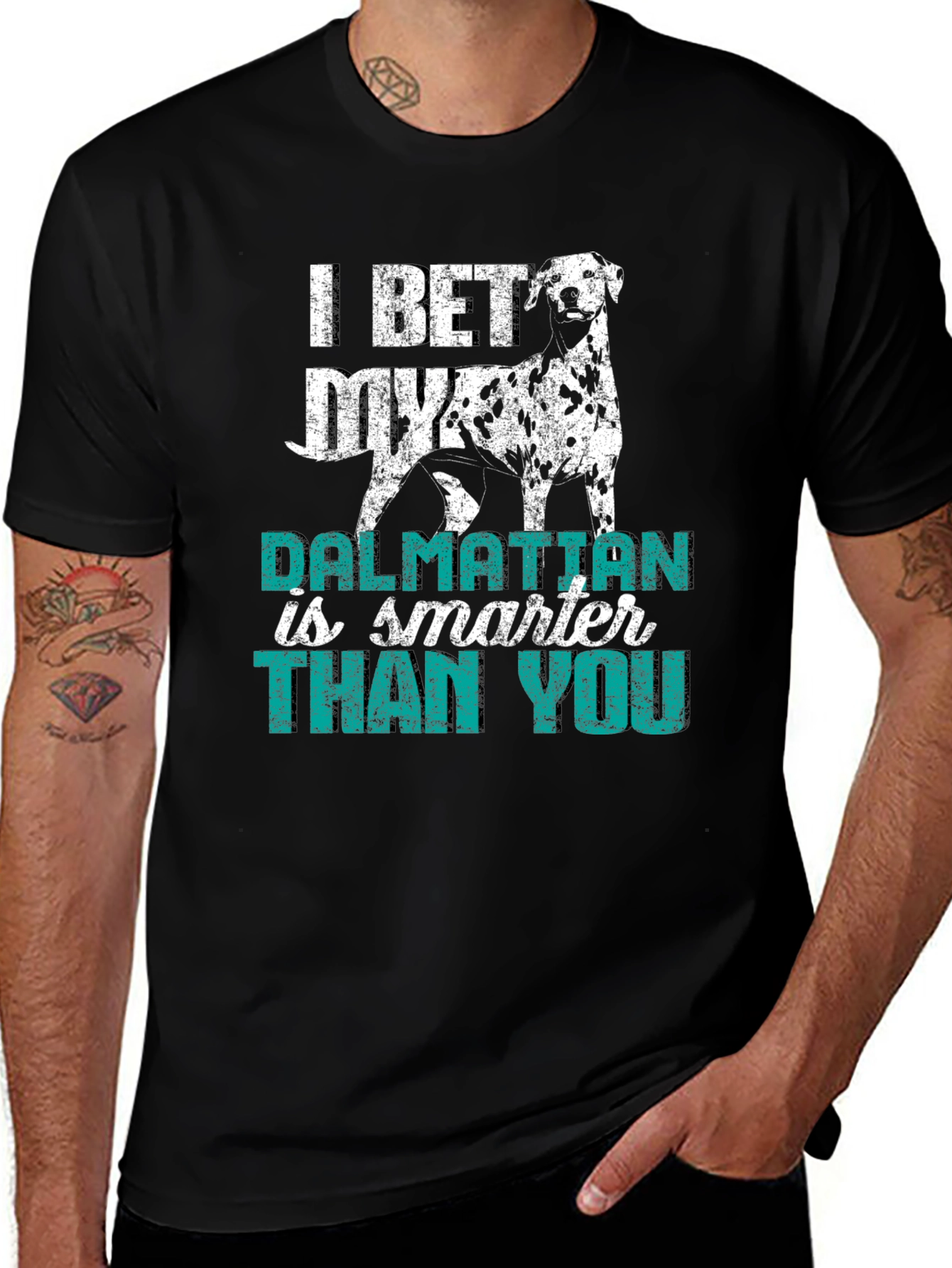 I Bet My Dalmatian Is Smarter Than You T-Shirt