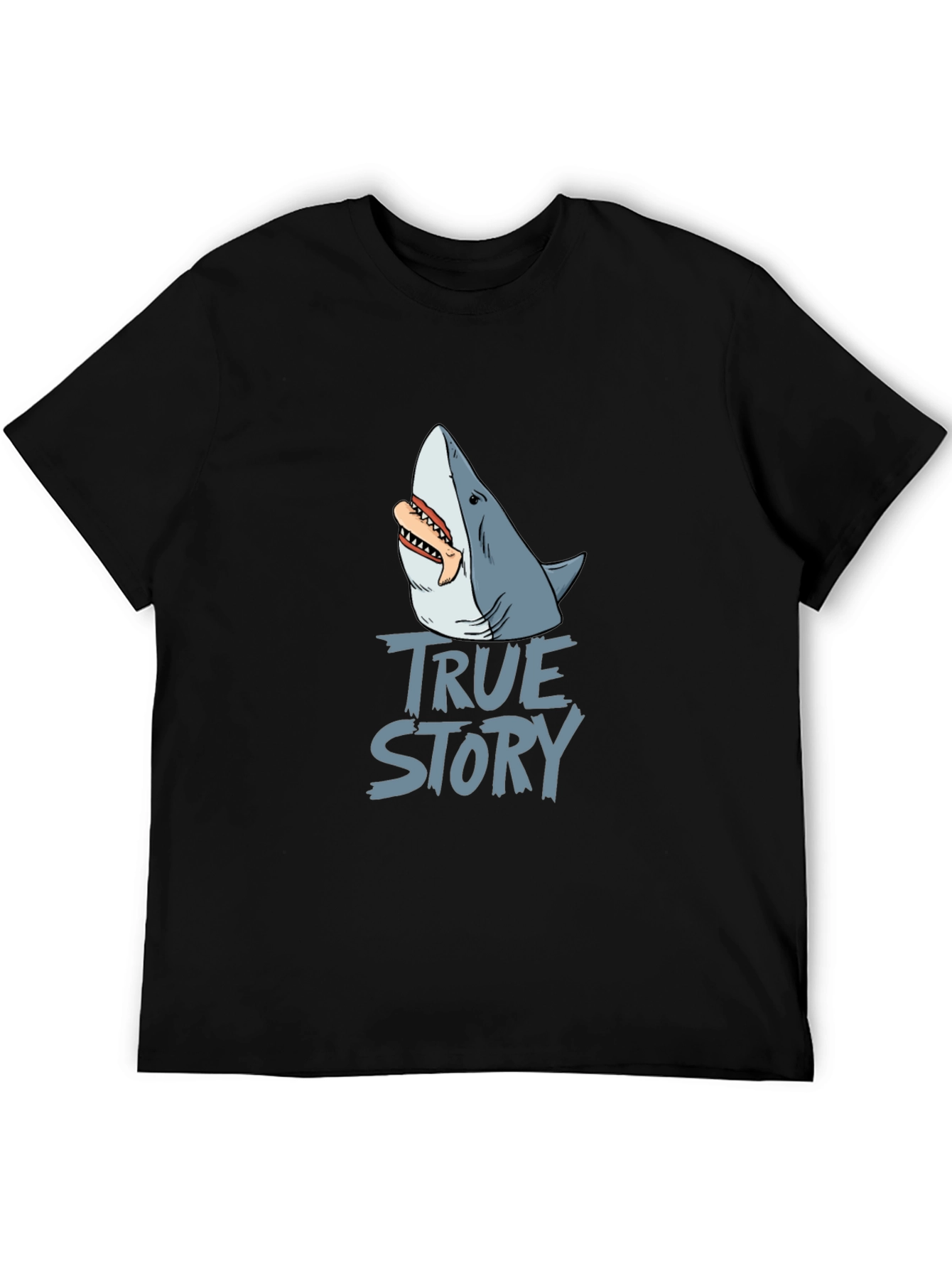 True Story Shark Graphic T-Shirt