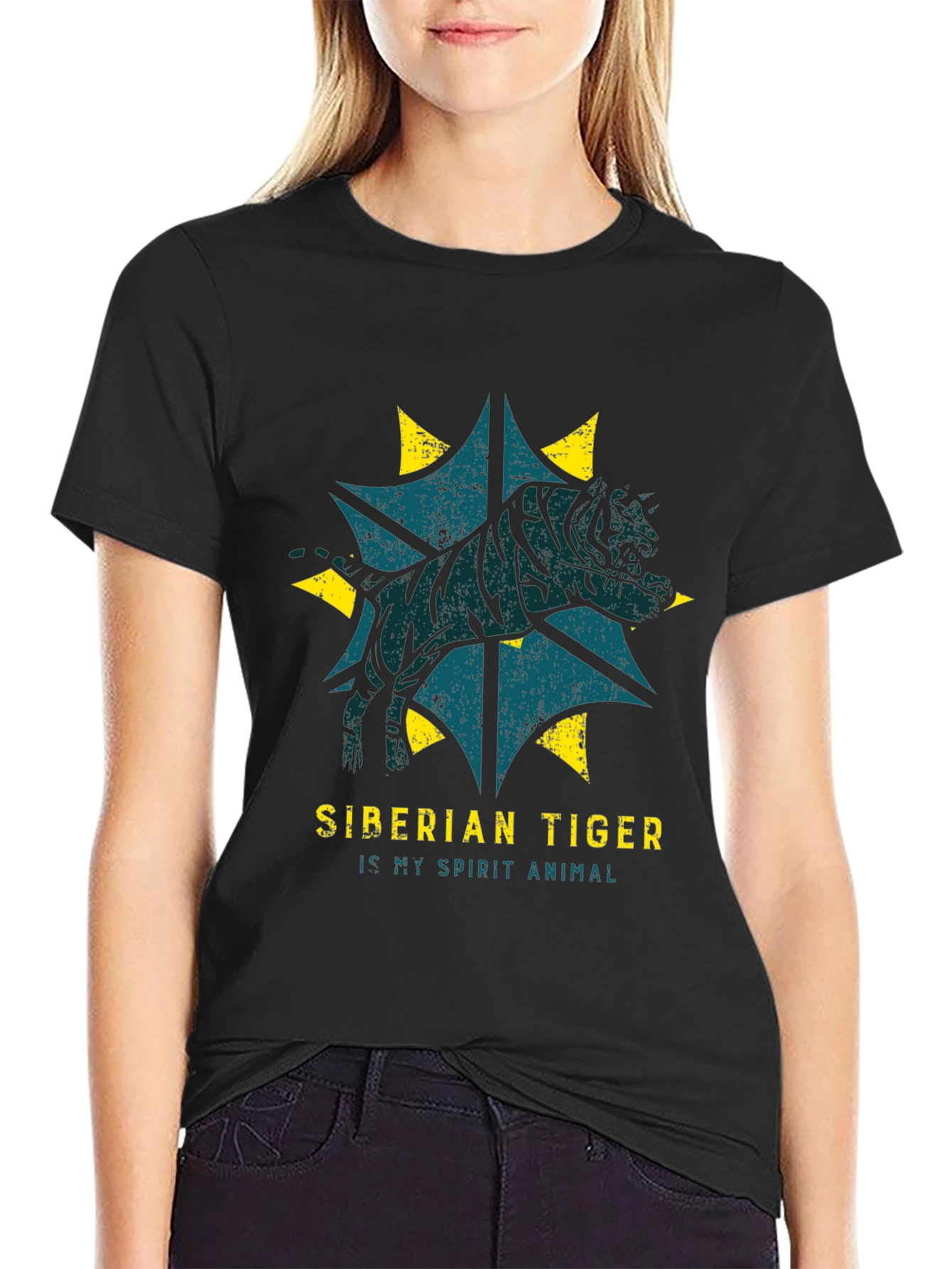 Siberian Tiger Spirit Animal Graphic Tee