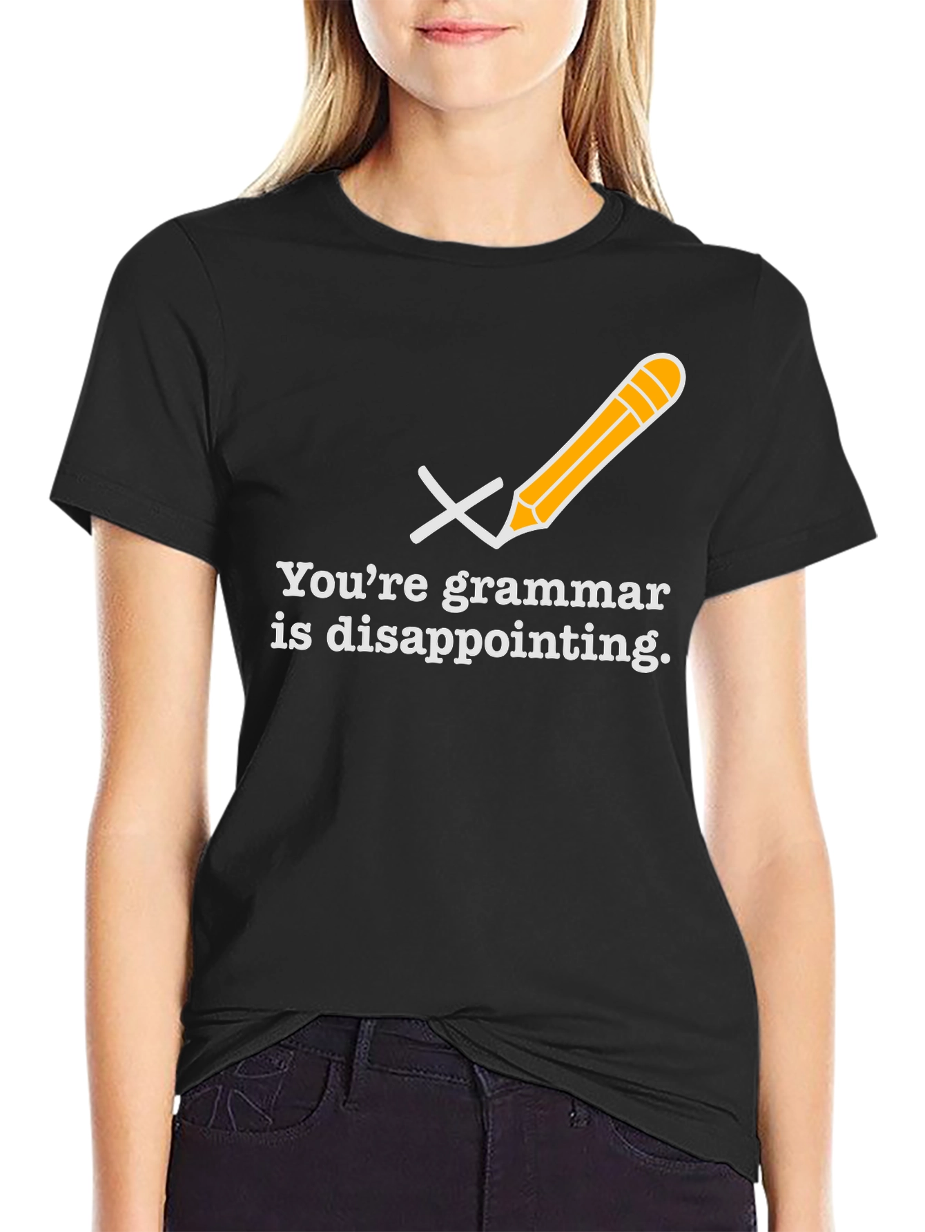 Grammar Police T-Shirt: Youre Grammar is Disappointing