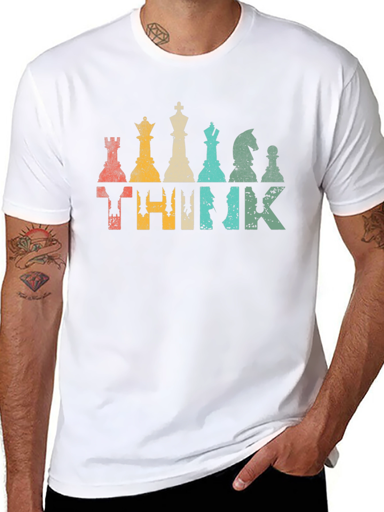 Chess Think T-Shirt - Graphic Tee