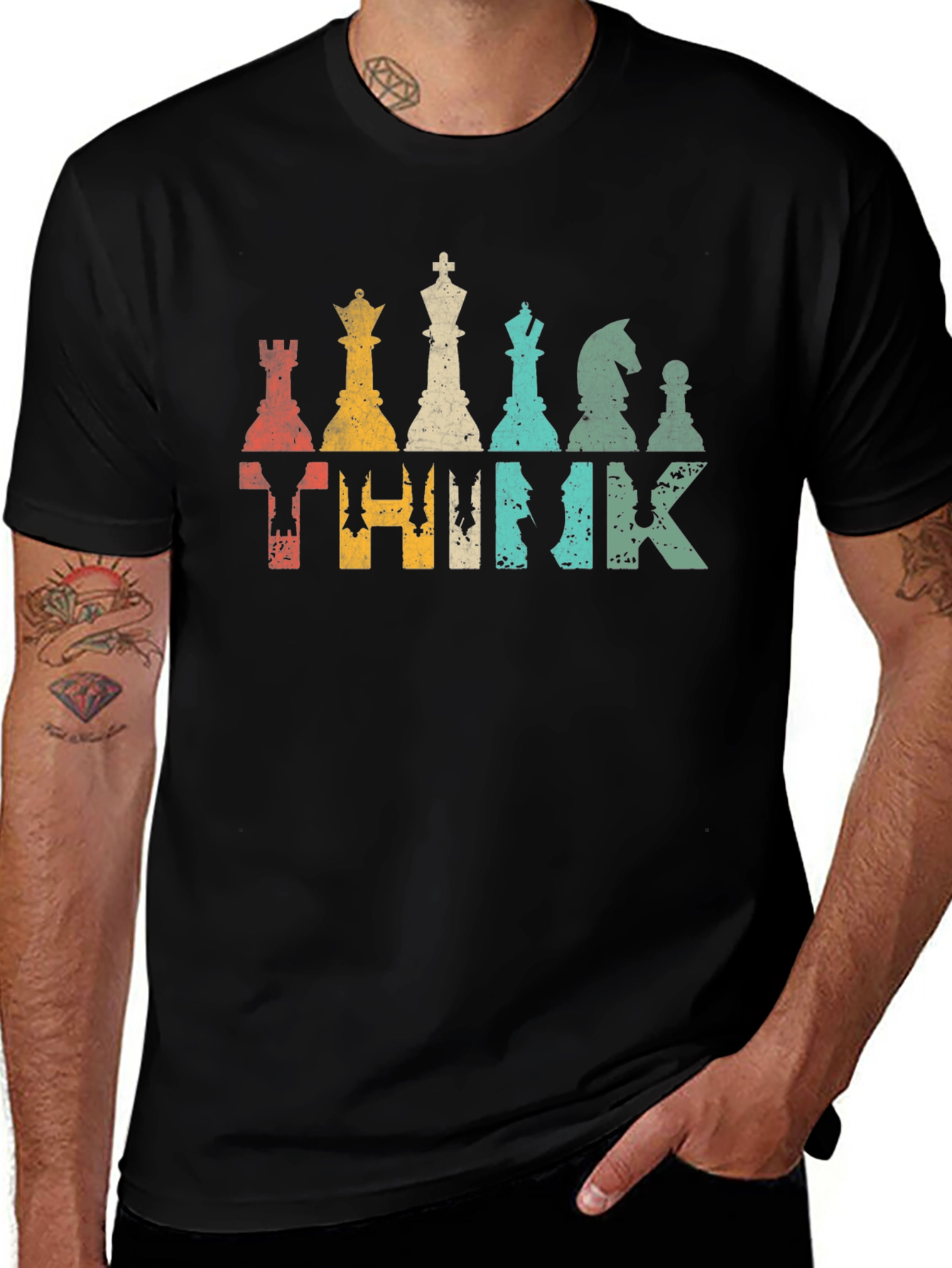 Chess Think T-Shirt - Graphic Tee