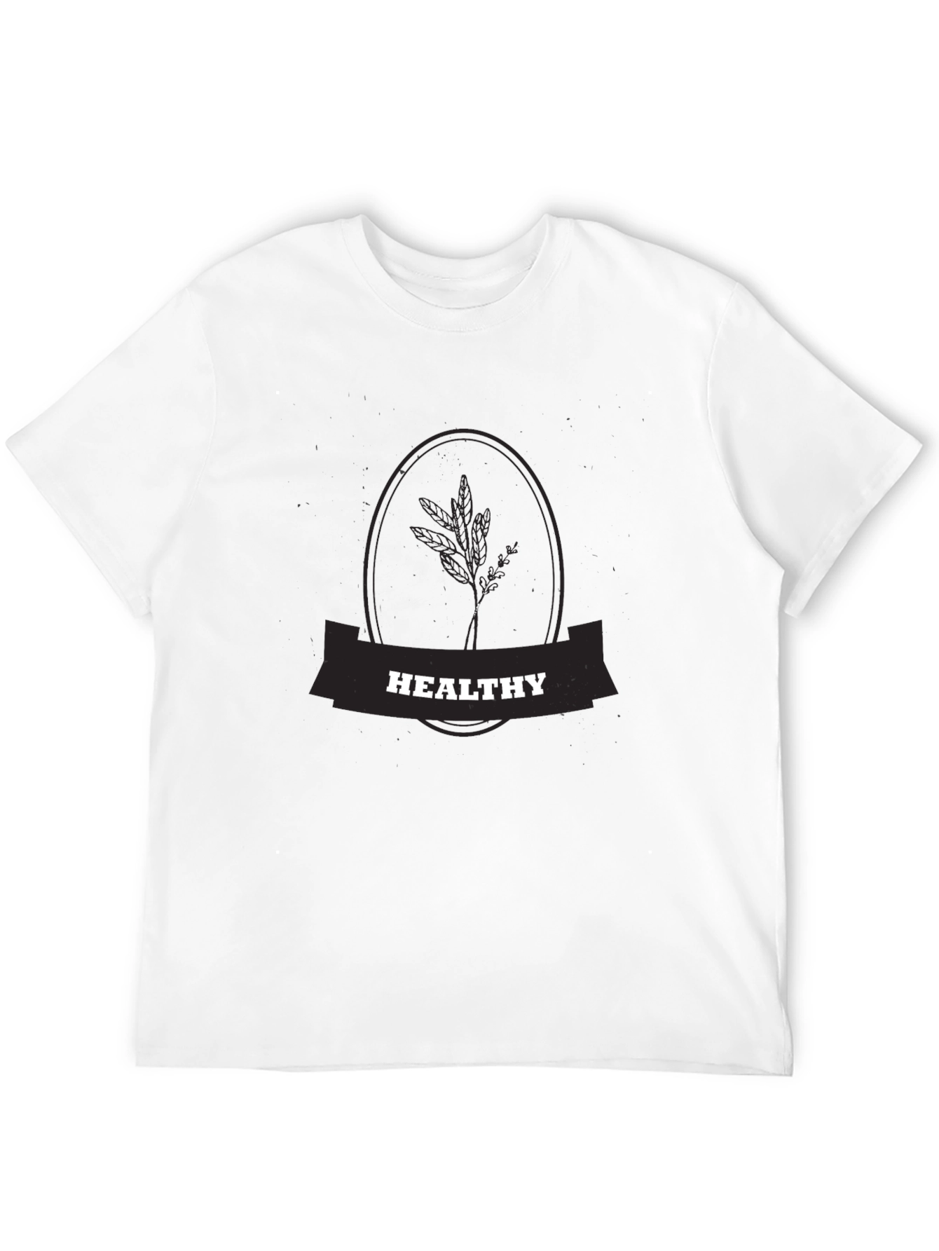 Healthy Lifestyle Black T-Shirt