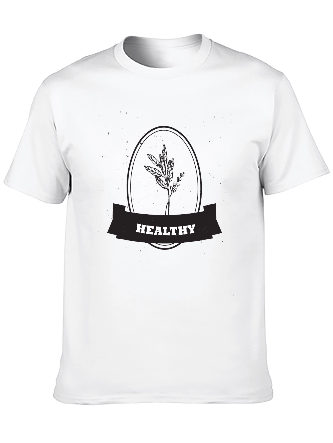 Healthy Lifestyle Black T-Shirt