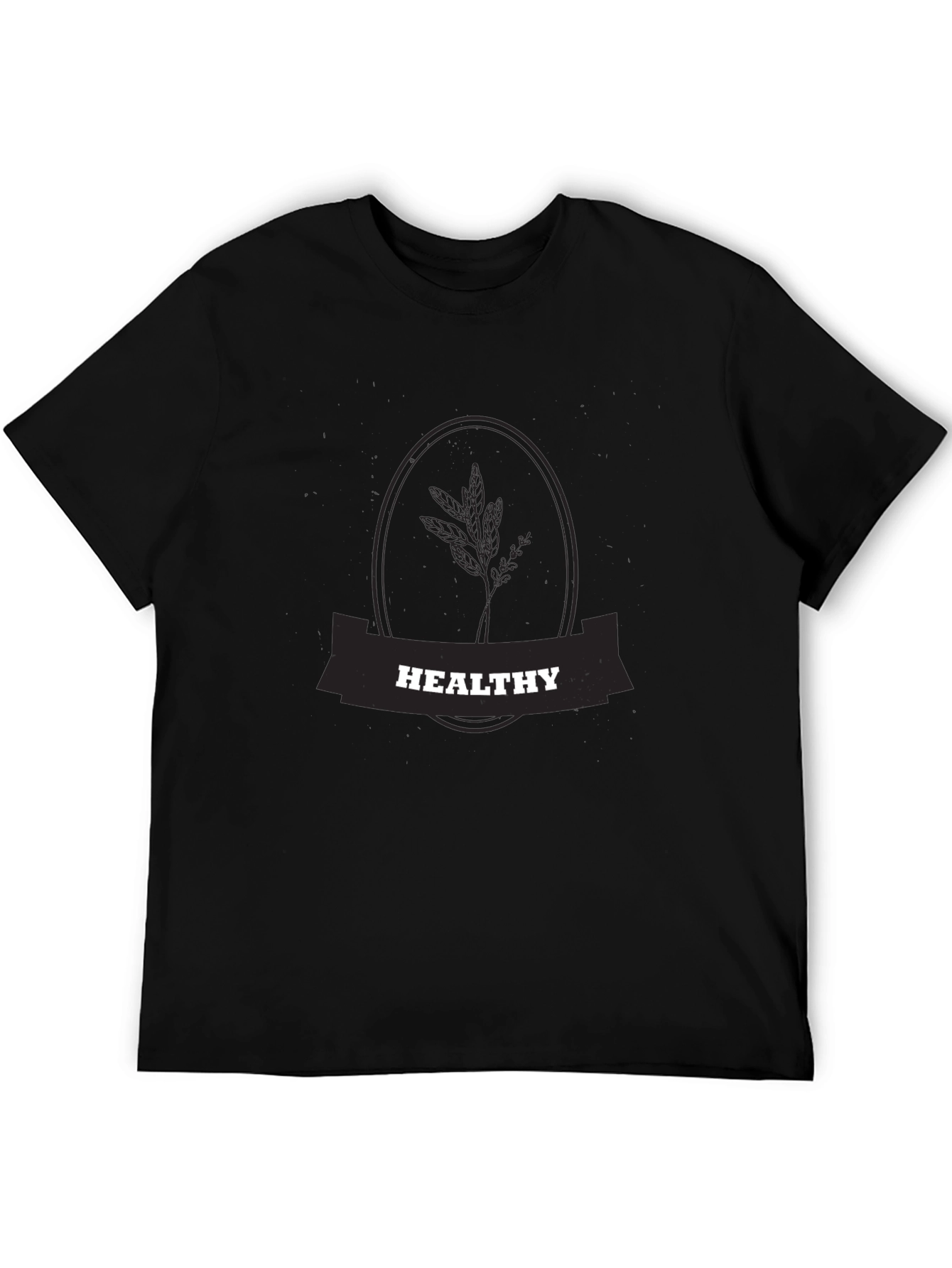 Healthy Lifestyle Black T-Shirt
