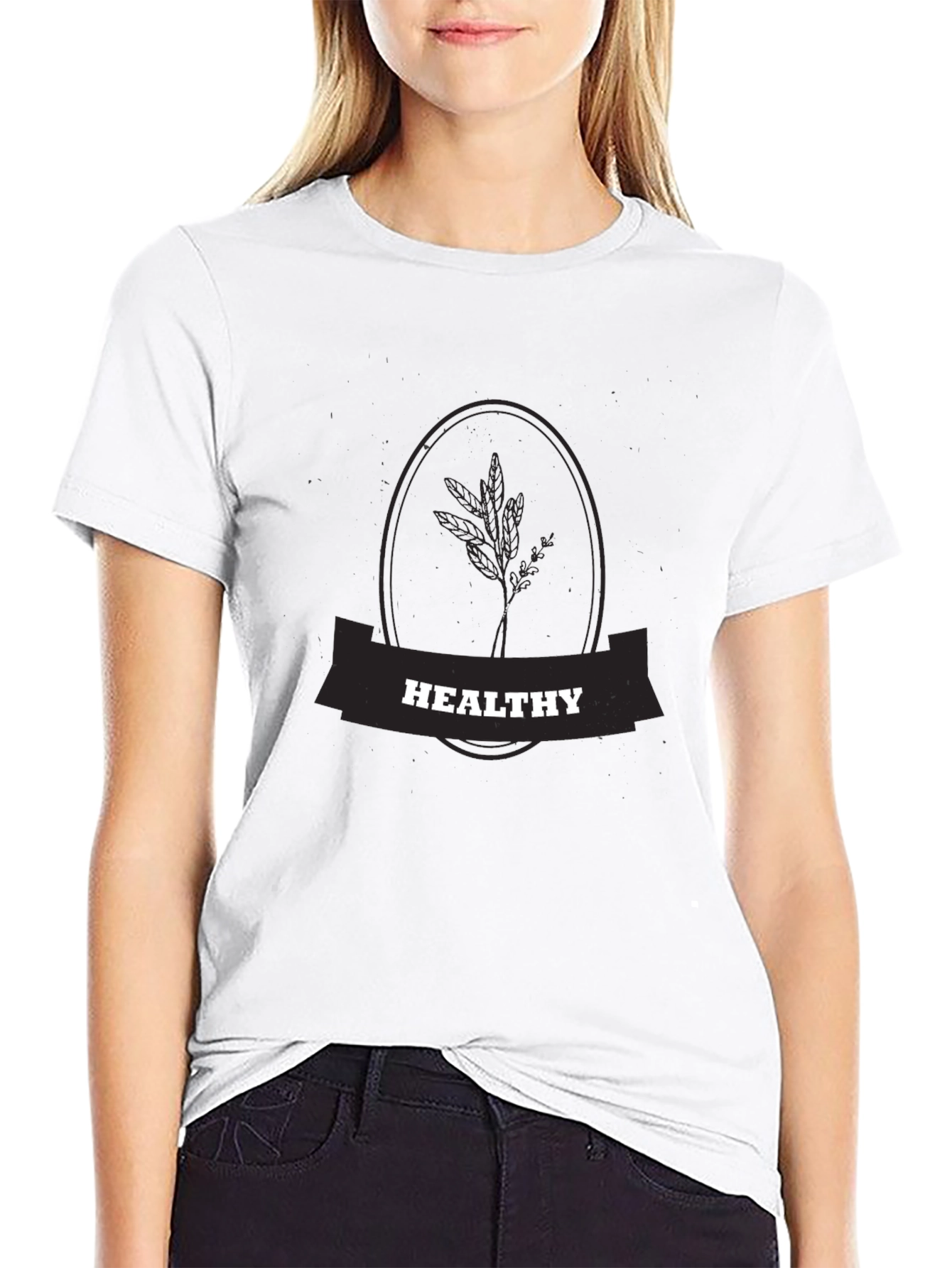 Healthy Lifestyle Black T-Shirt