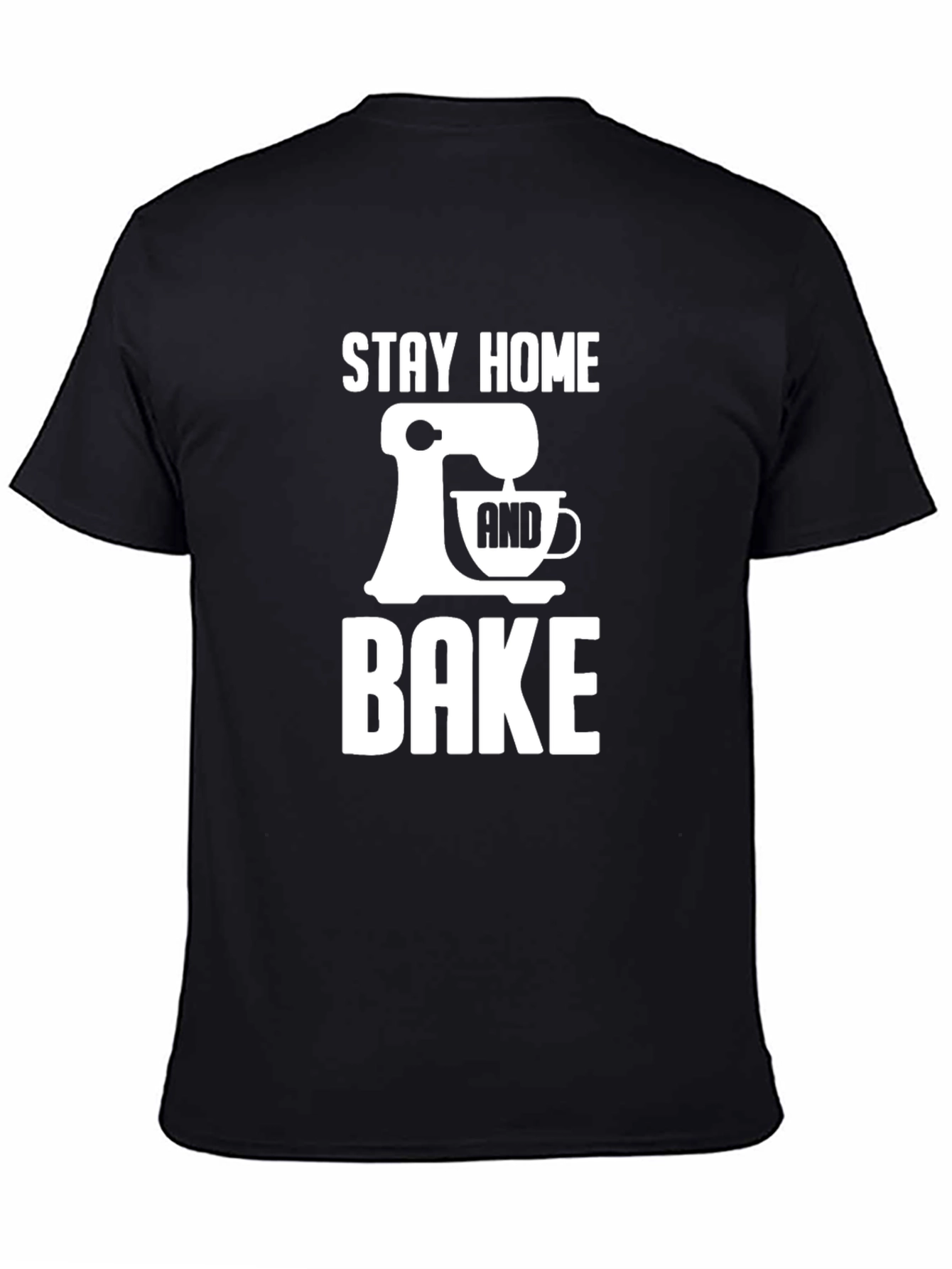 Stay Home & Bake Graphic T-Shirt
