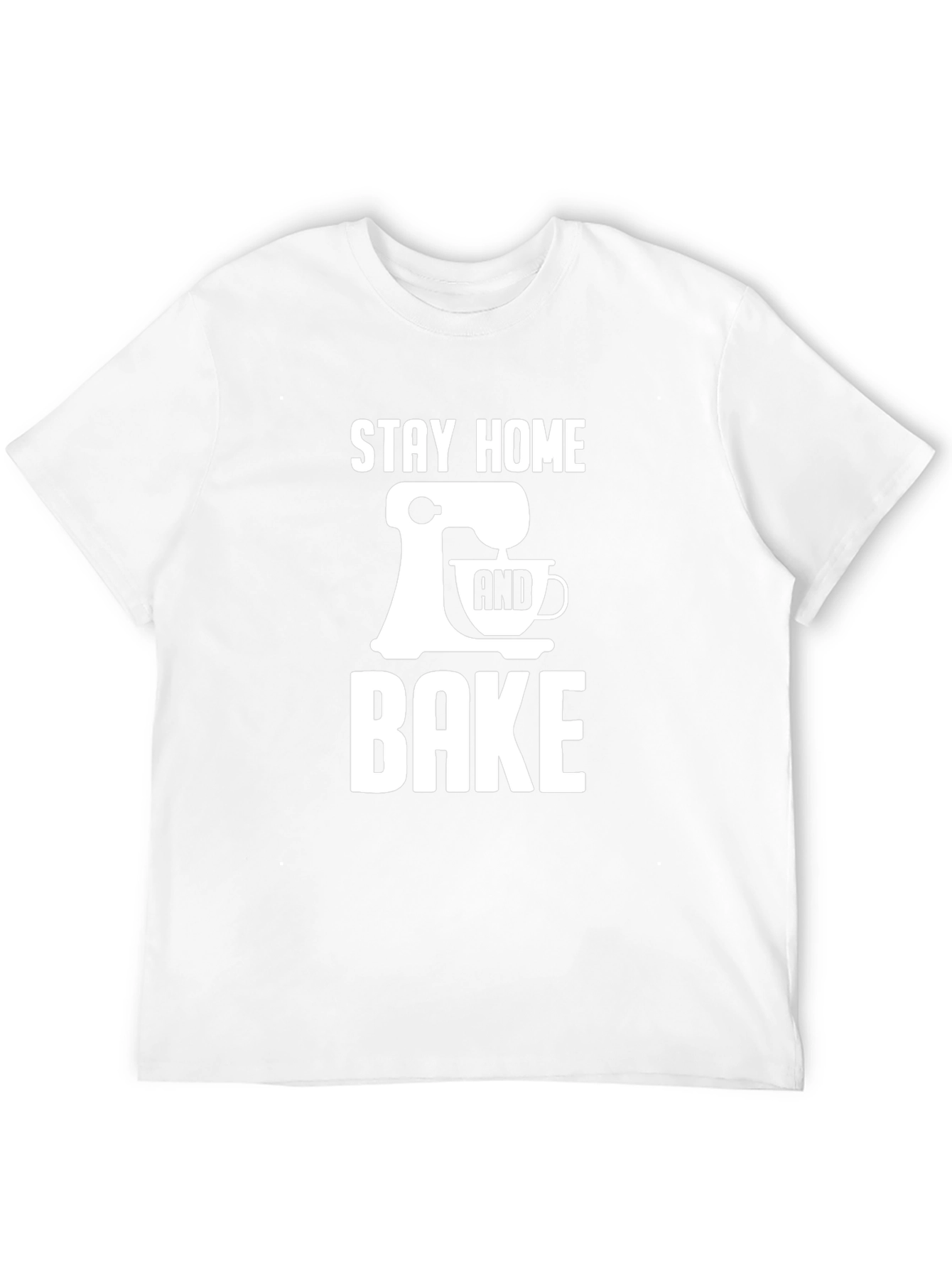 Stay Home & Bake Graphic T-Shirt