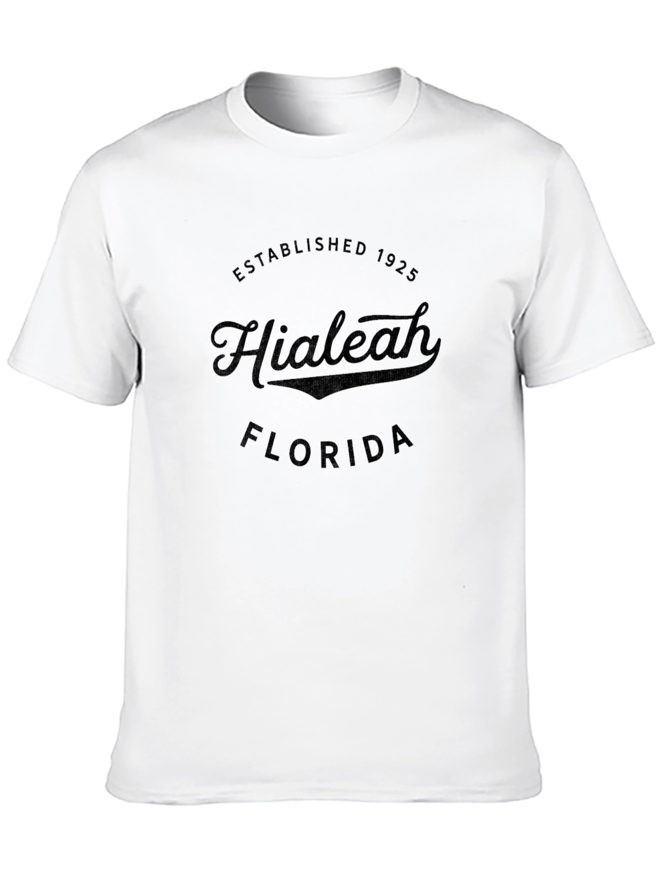 Hialeah Florida Established 1925 Black T-Shirt