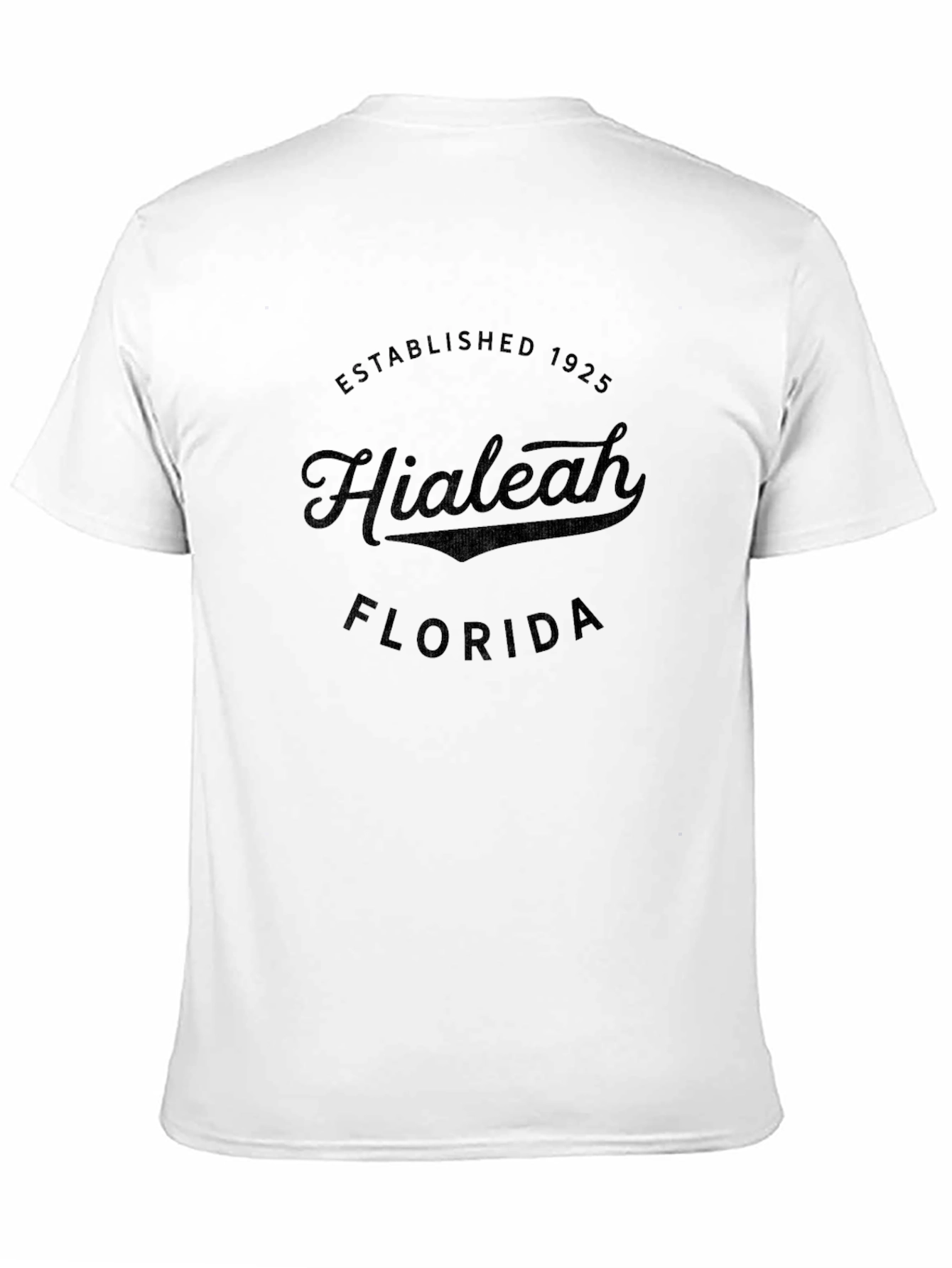 Hialeah Florida Established 1925 Black T-Shirt