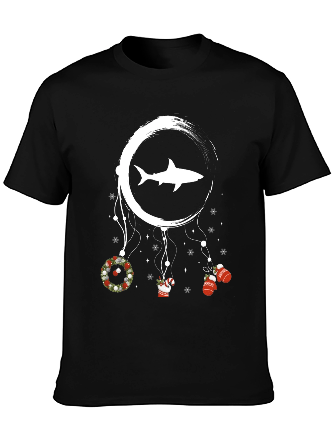 Shark Christmas Dreamcatcher T-Shirt
