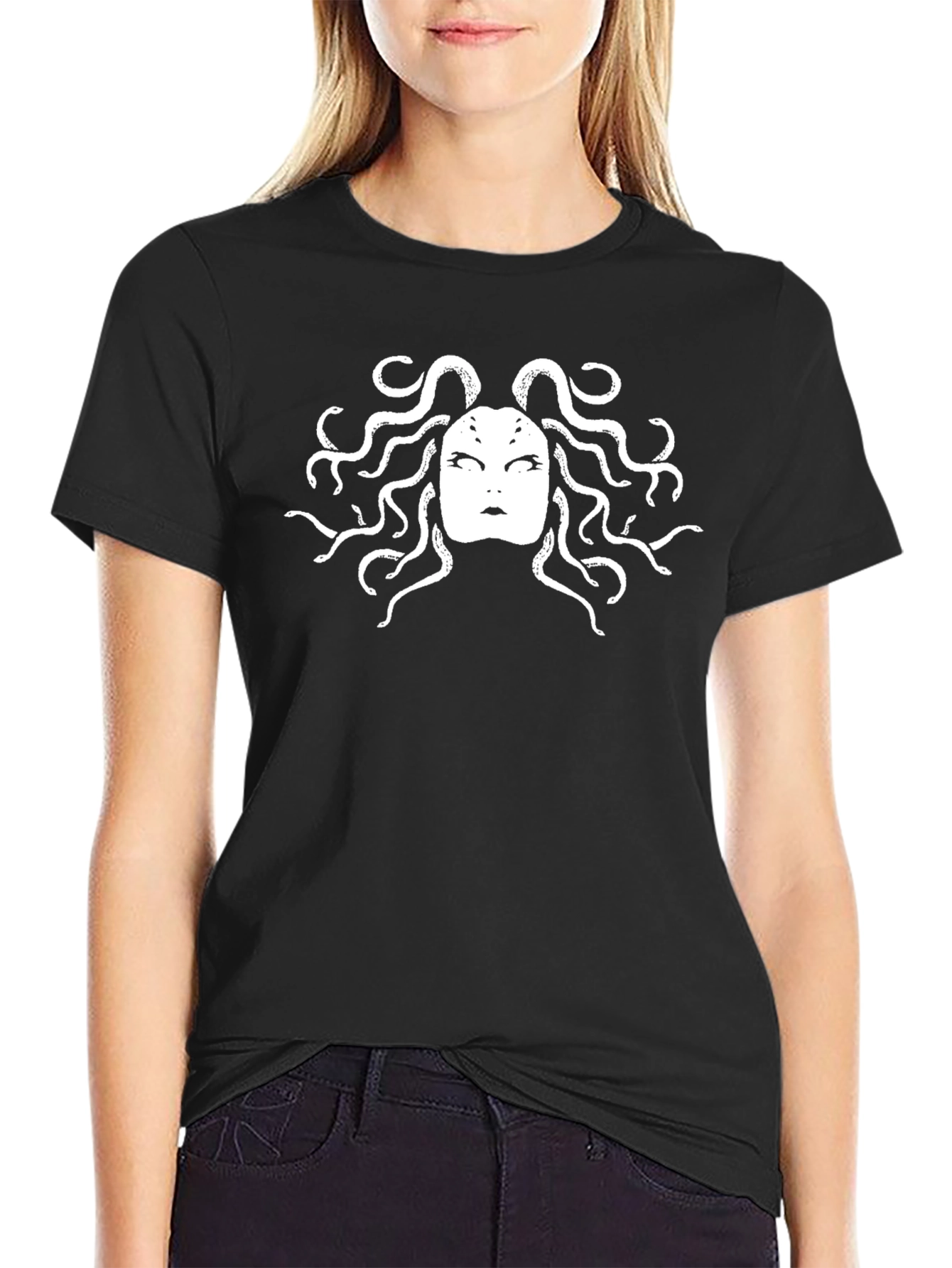 Medusa Graphic Tee - Classic Black
