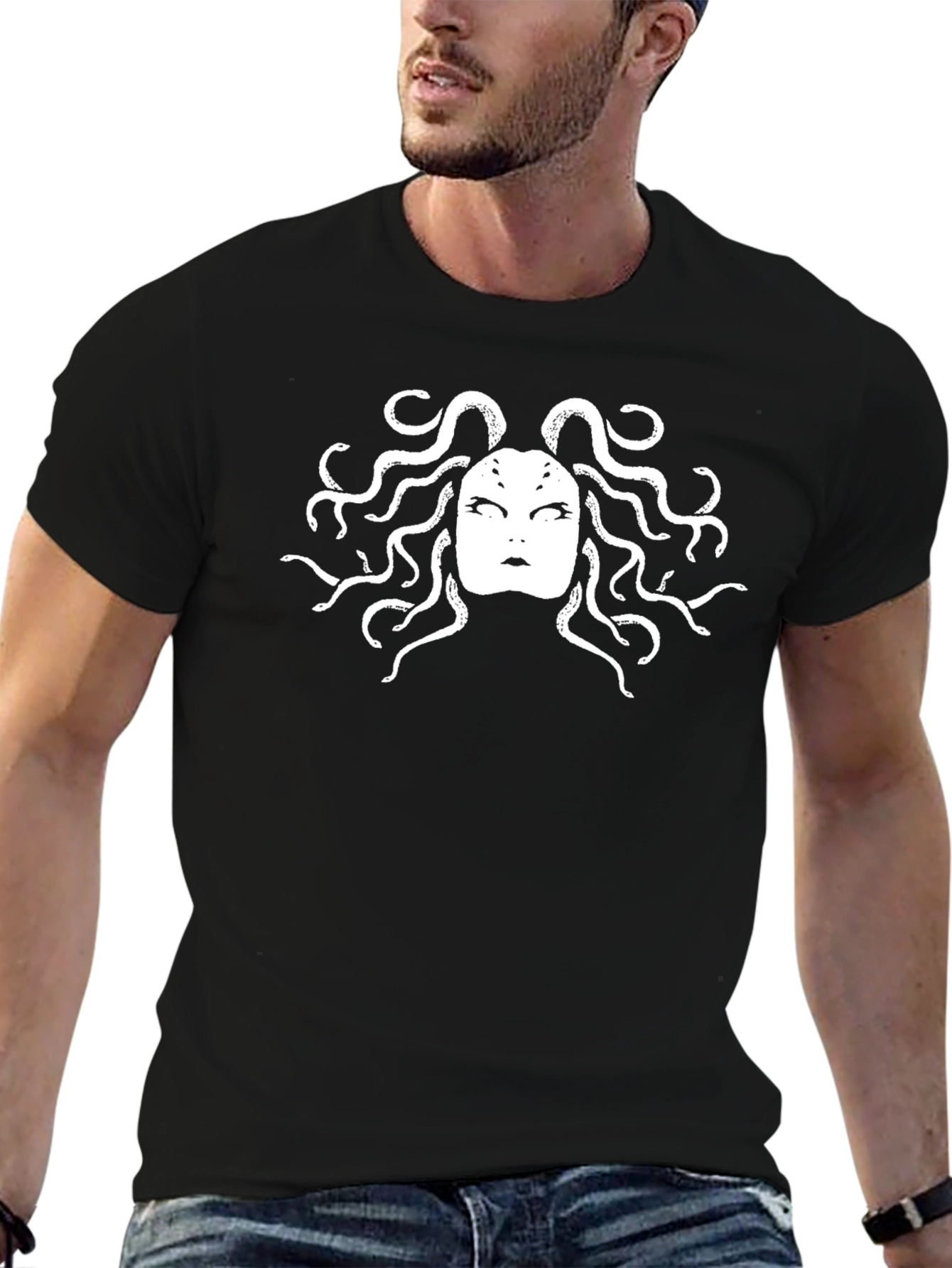 Medusa Graphic Tee - Classic Black