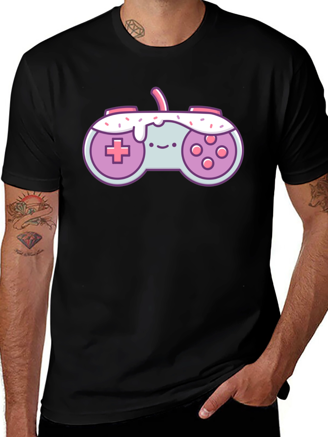 Cute Gamer Controller T-Shirt - Sweet Style