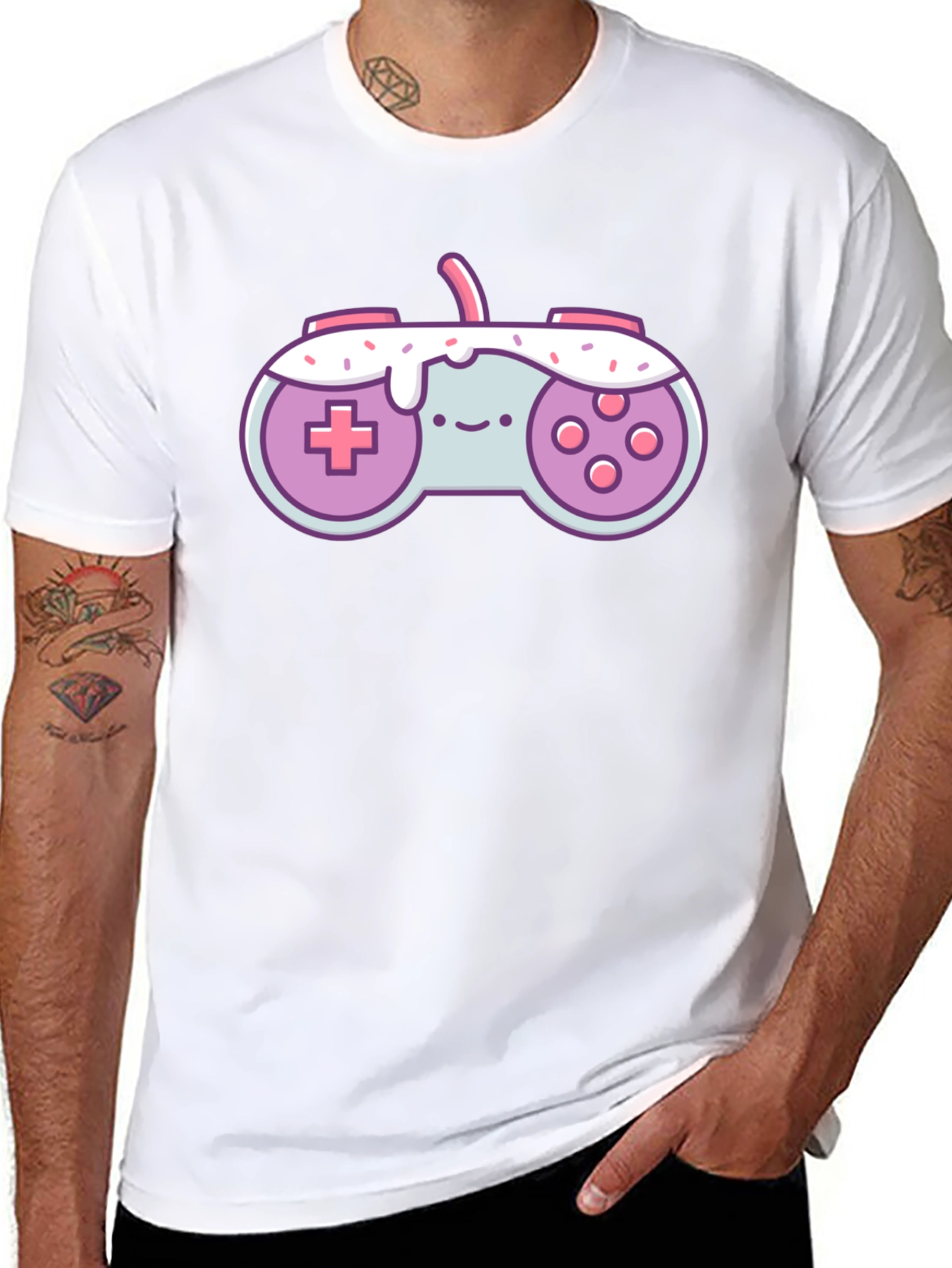 Cute Gamer Controller T-Shirt - Sweet Style