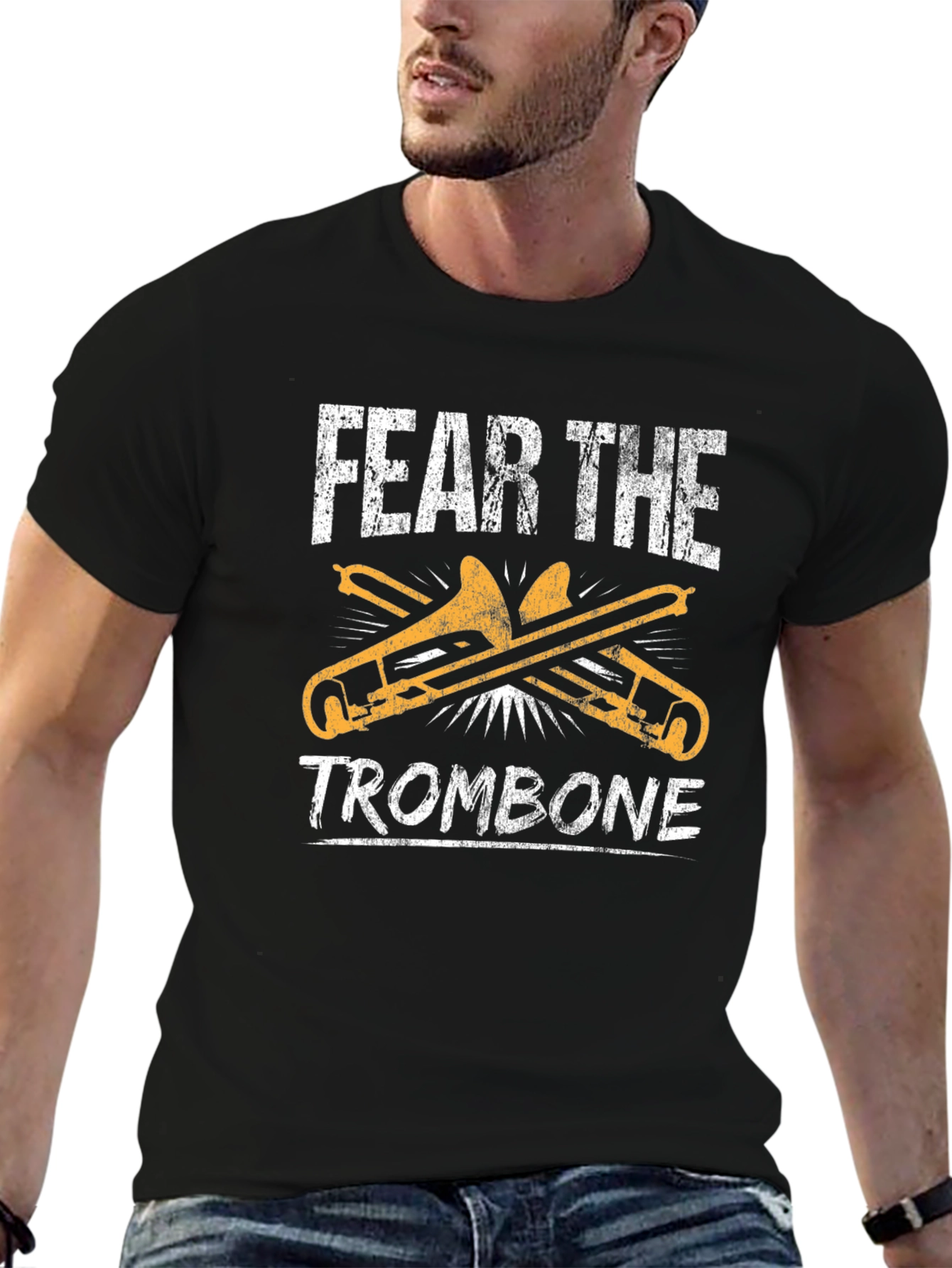 Fear The Trombone T-Shirt - Musician Tee