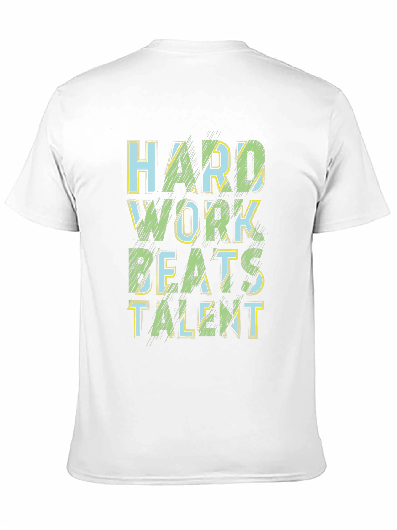 Hard Work Beats Talent Black Graphic Tee