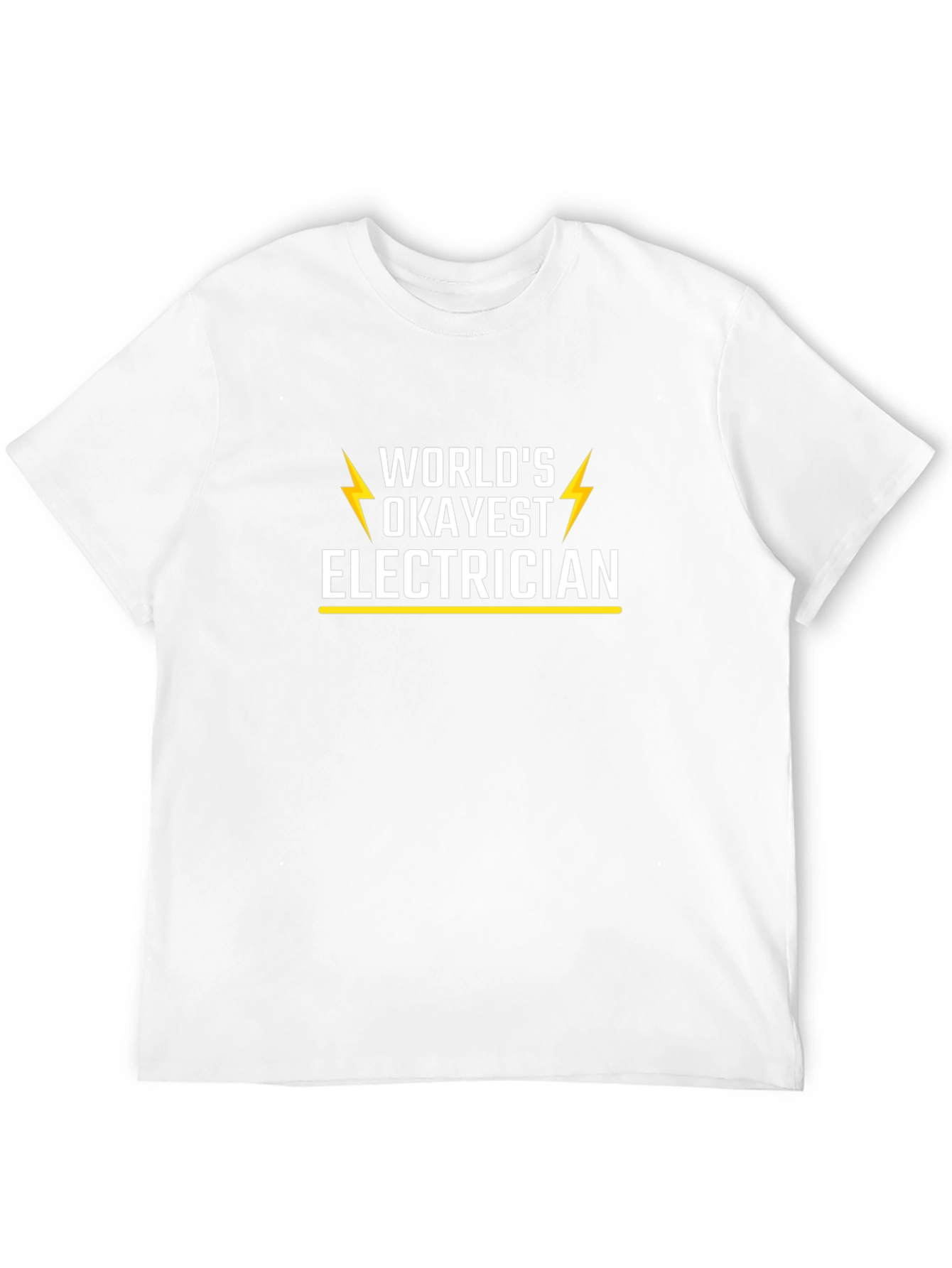 Worlds Okayest Electrician Graphic T-Shirt